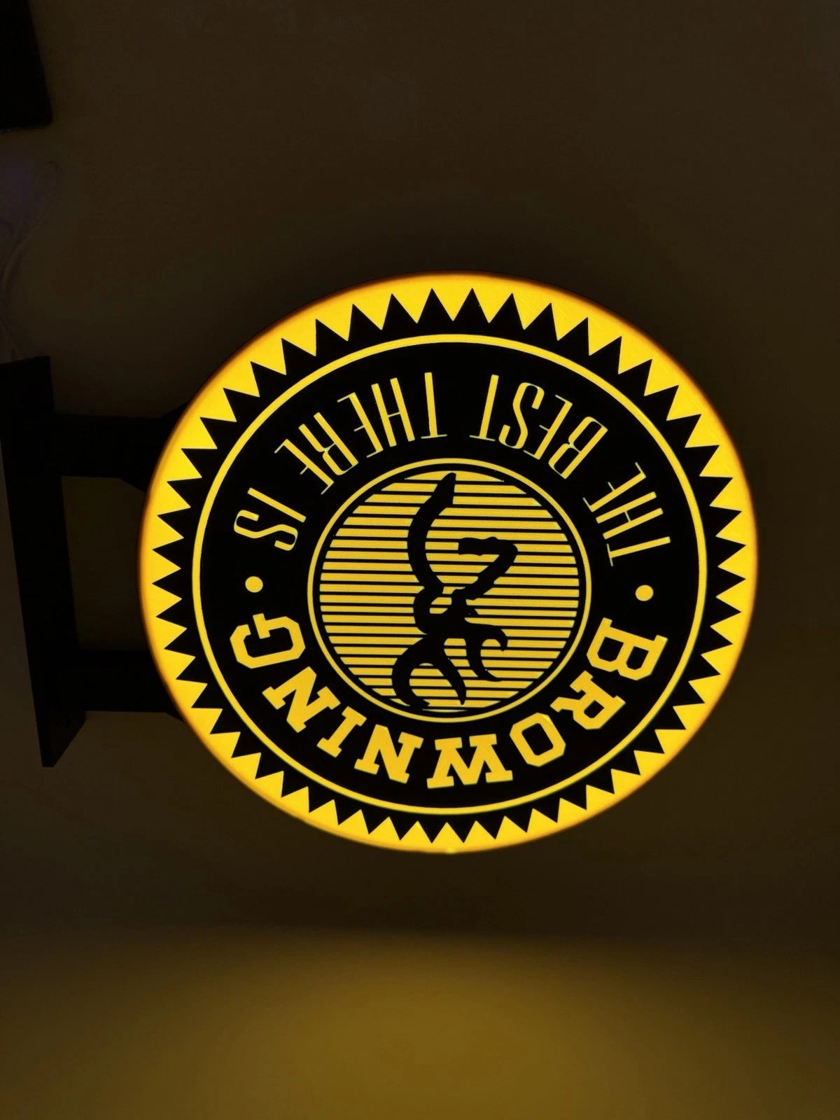 Browning Firearms - 13”  Pub Style Dual Side Light Up LED Sign Pub Bar Mancave
