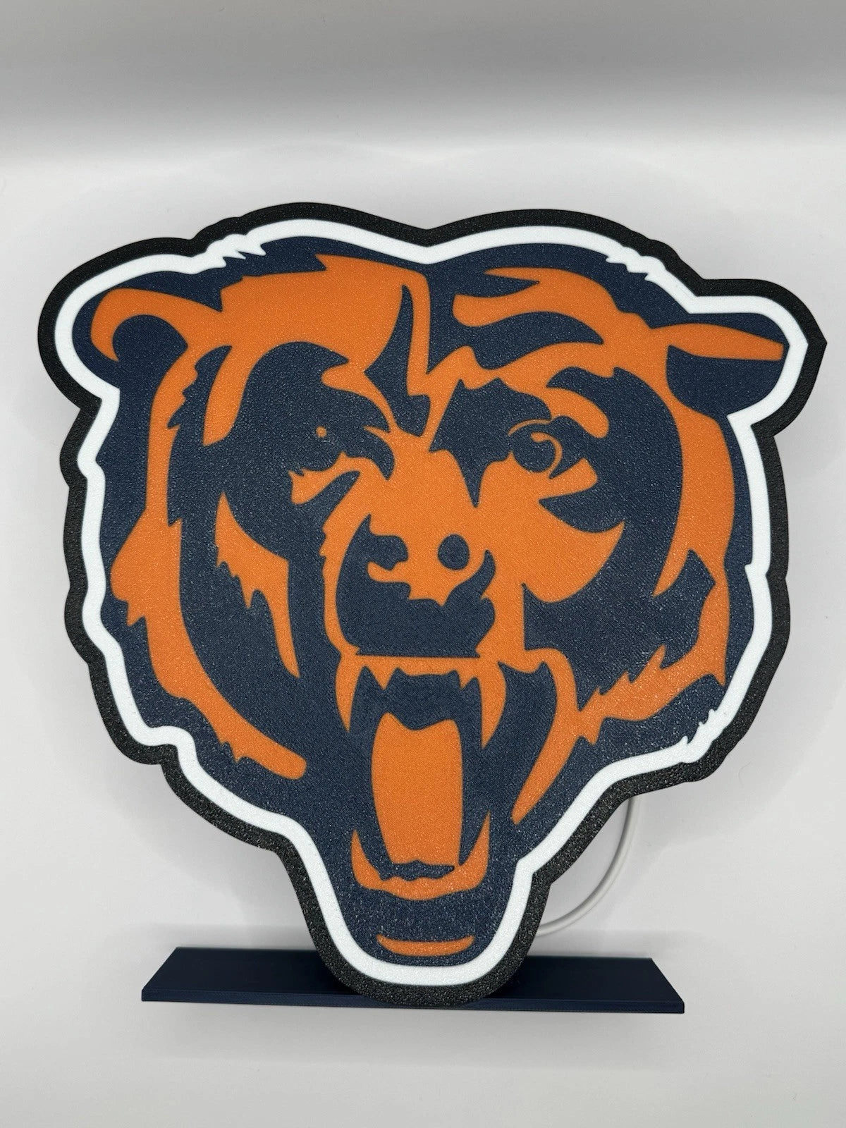 Chicago Bears  -  Light Up LED Sign with USB Plug
