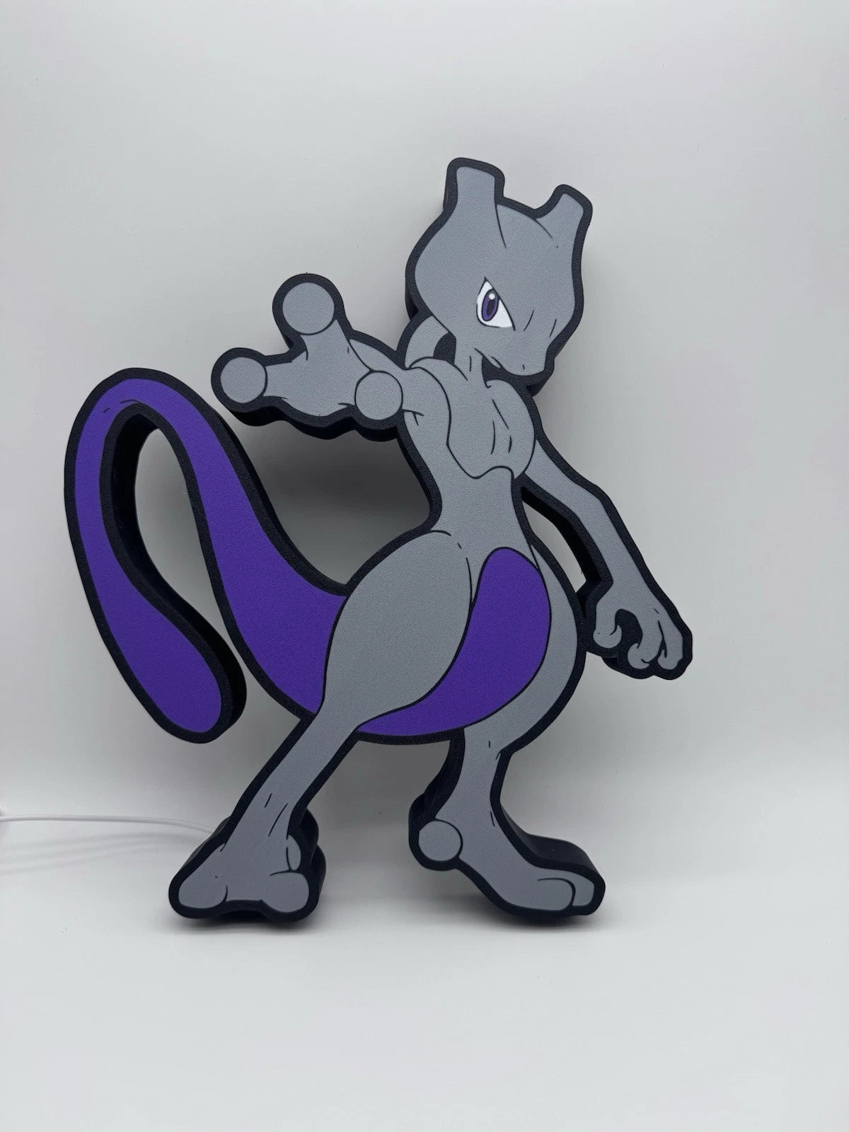 Mewtwo Pokemon- Light Up LED Sign