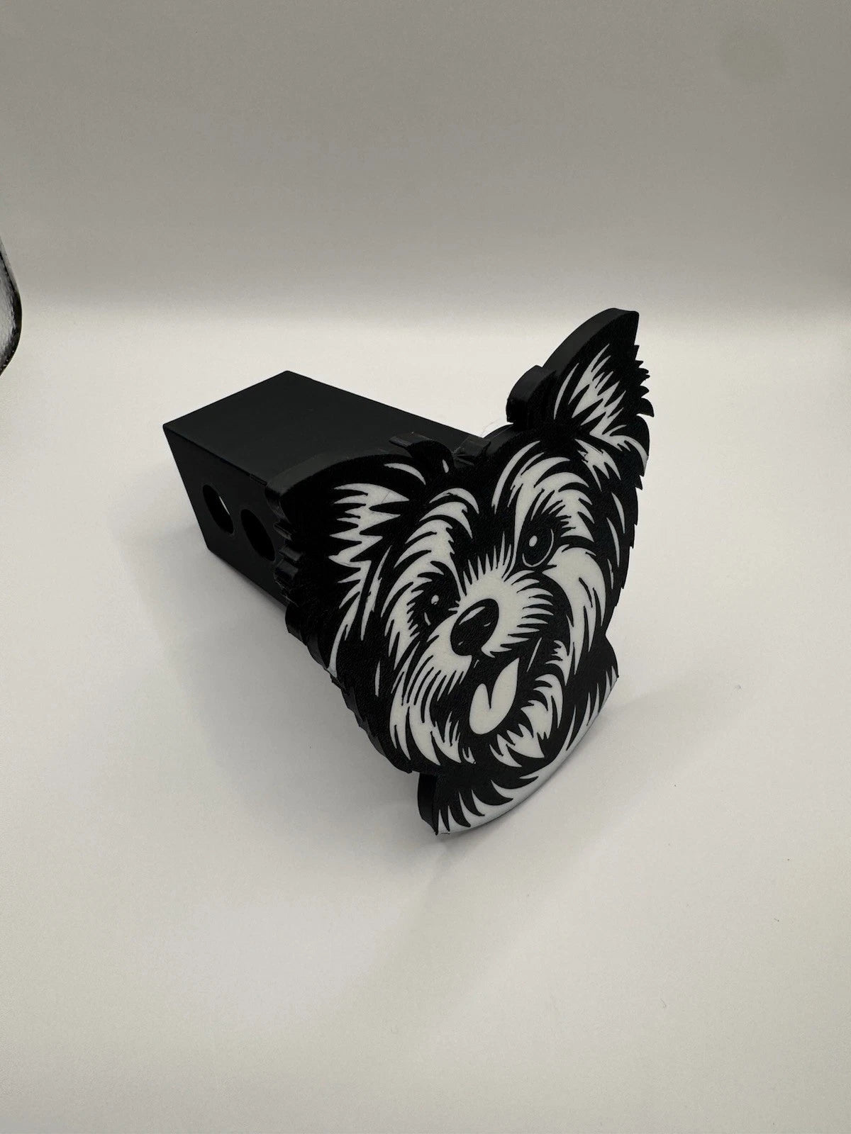 Yorki Yorkshire Terrier - Hitch Receiver Cover – Fits 2” Truck Hitch