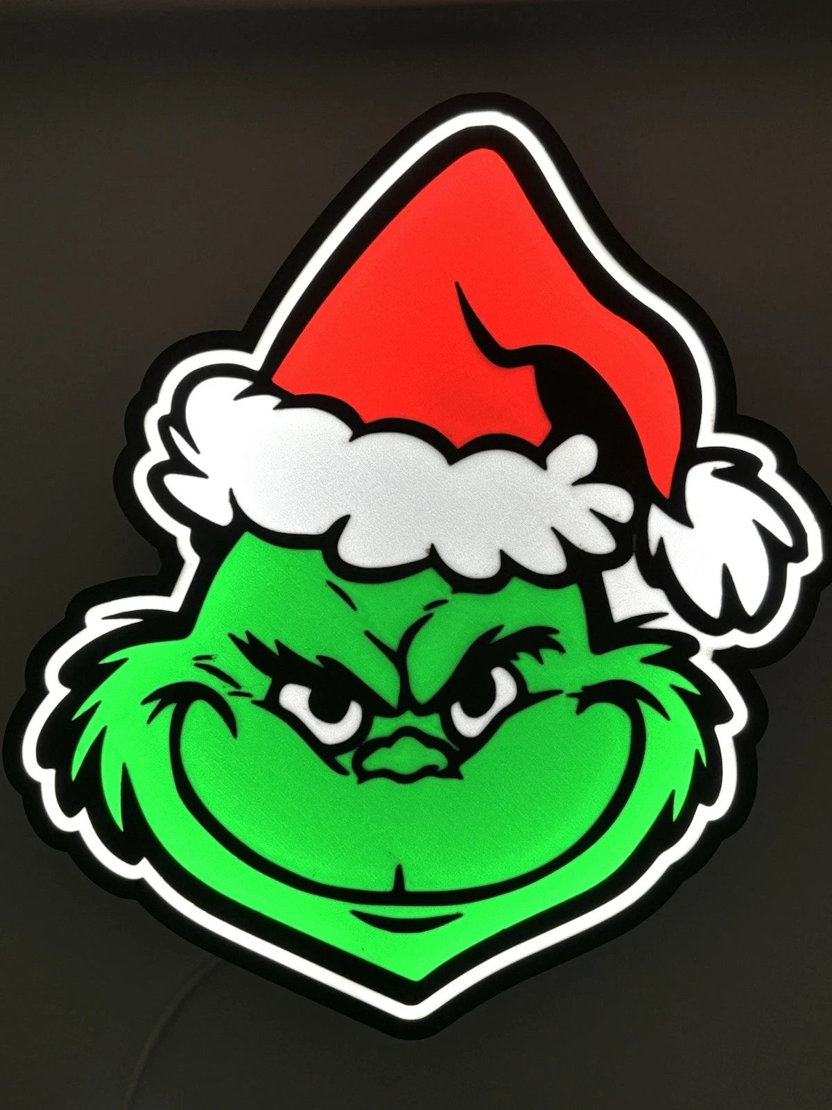 The Grinch Light Up LED Neon Christmas Sign With USB Power Cord