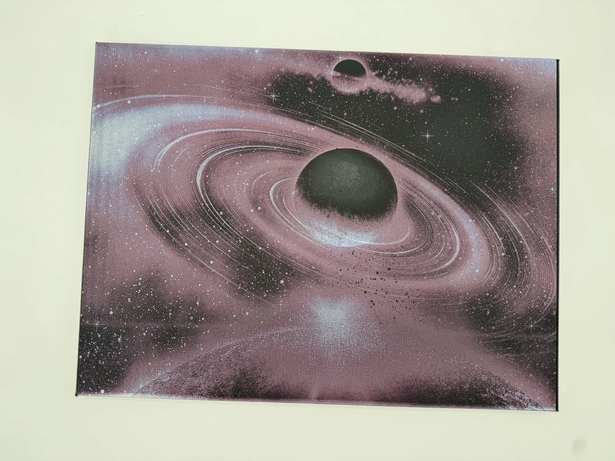 Galaxy - Oil On Canvas 16x12 Original Artwork