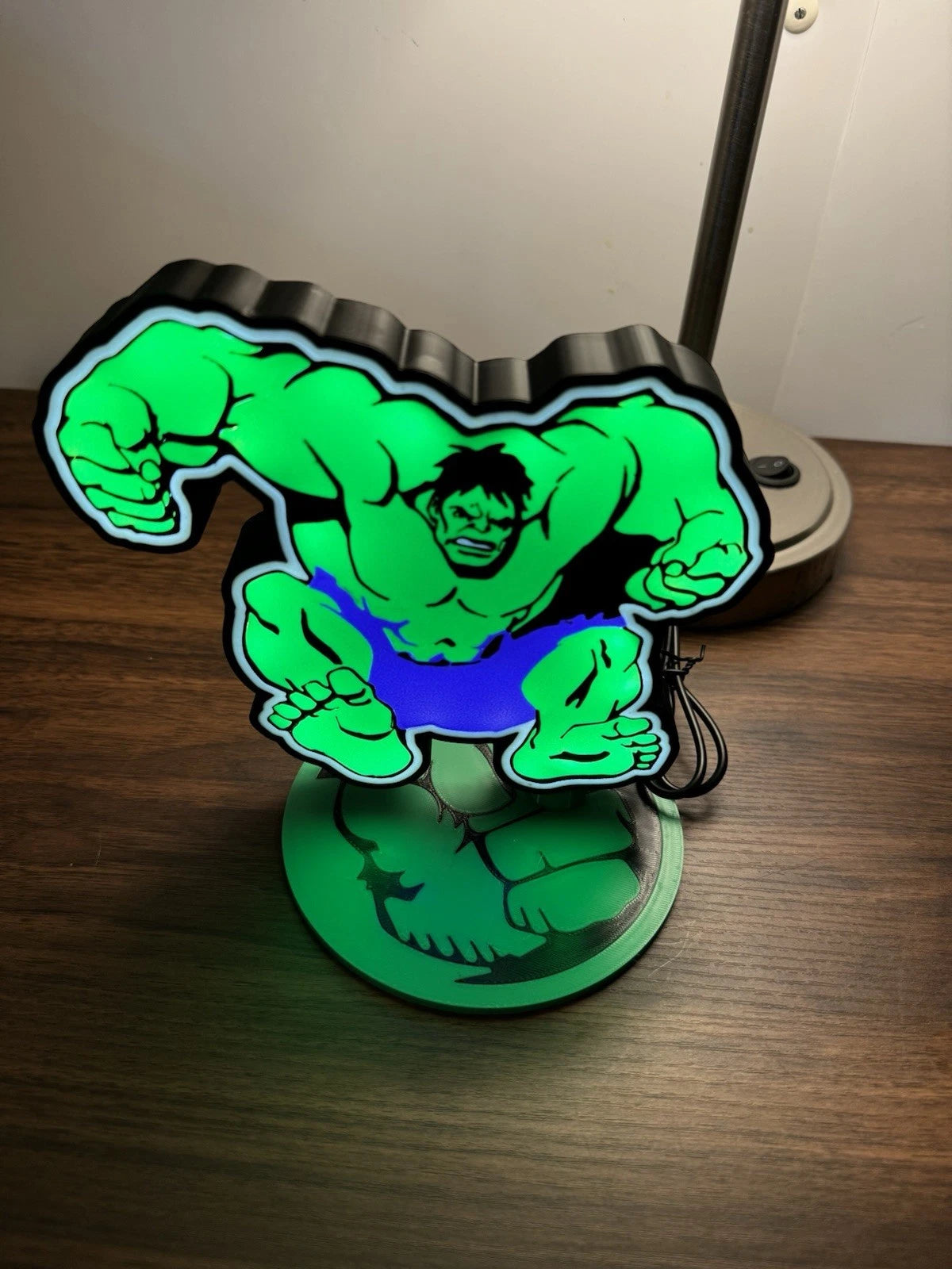 The Hulk - Light Up LED Neon Wall Sign Marvel Incredible Comic Avengers