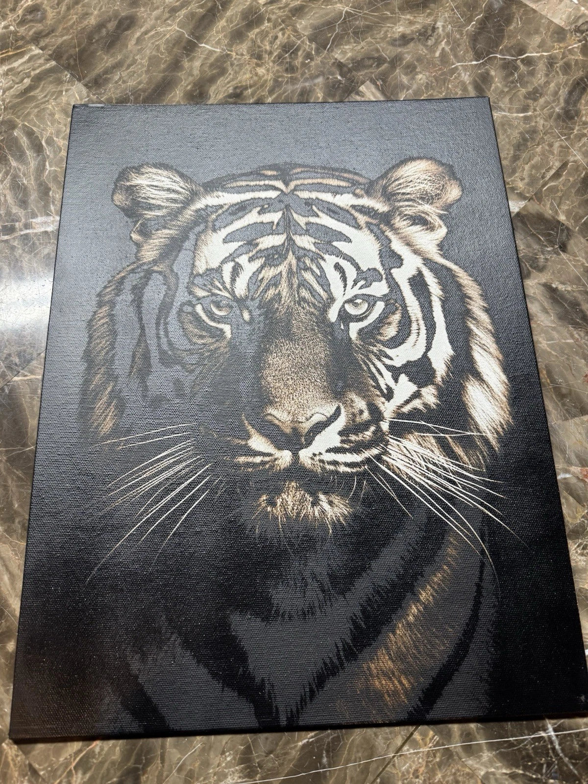 Bengal Tiger - Oil On Canvas 16x12