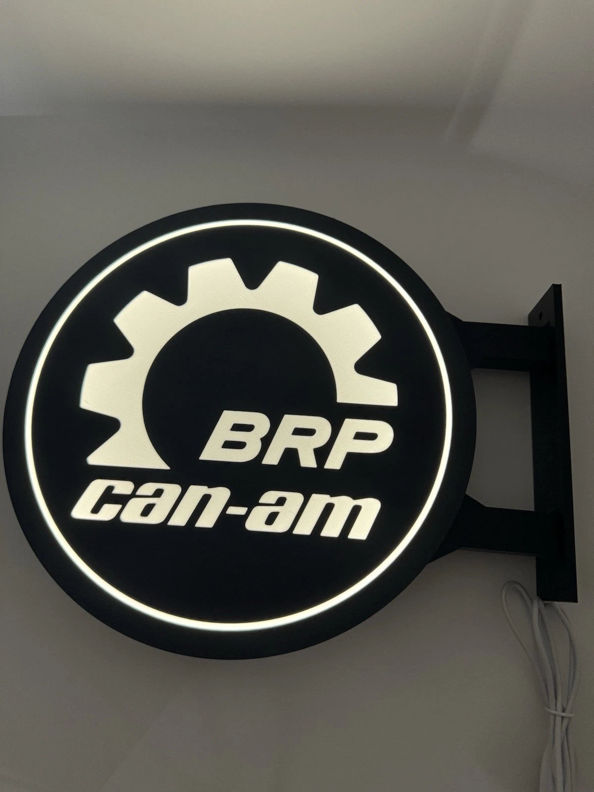 Can Am BRP 13”  Pub Style Dual Side Light Up LED Sign Gas Station Pub Bar