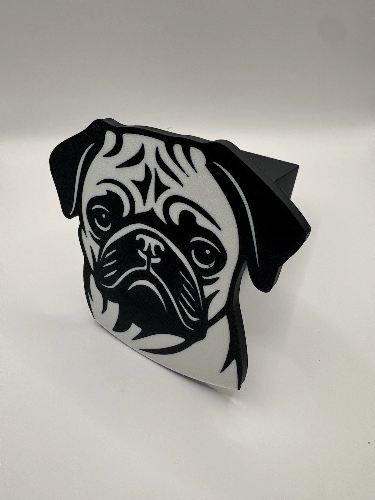 Pug Dog -  Hitch Receiver Cover – Fits 2” – Multiple Designs Available