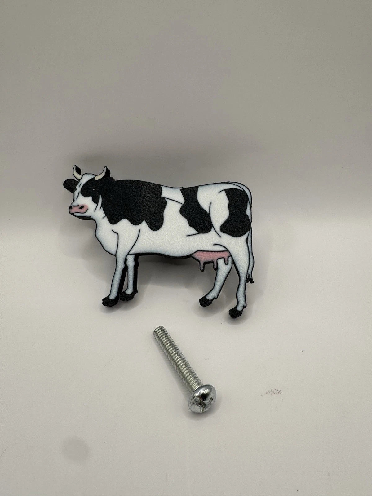 Cow Decorative Drawer Pull Dresser Cabinet Knob Handle - Set Of 4 Pieces