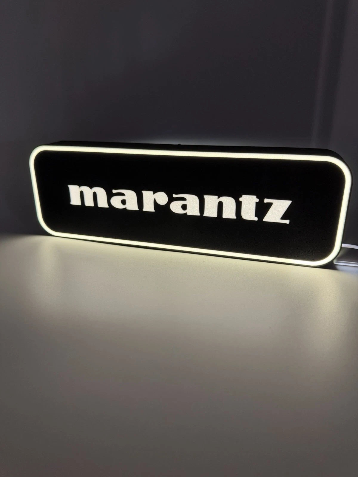 Marantz Audio Stereo  -  Light Up LED Sign With USB Plug - Black - Amp Receiver