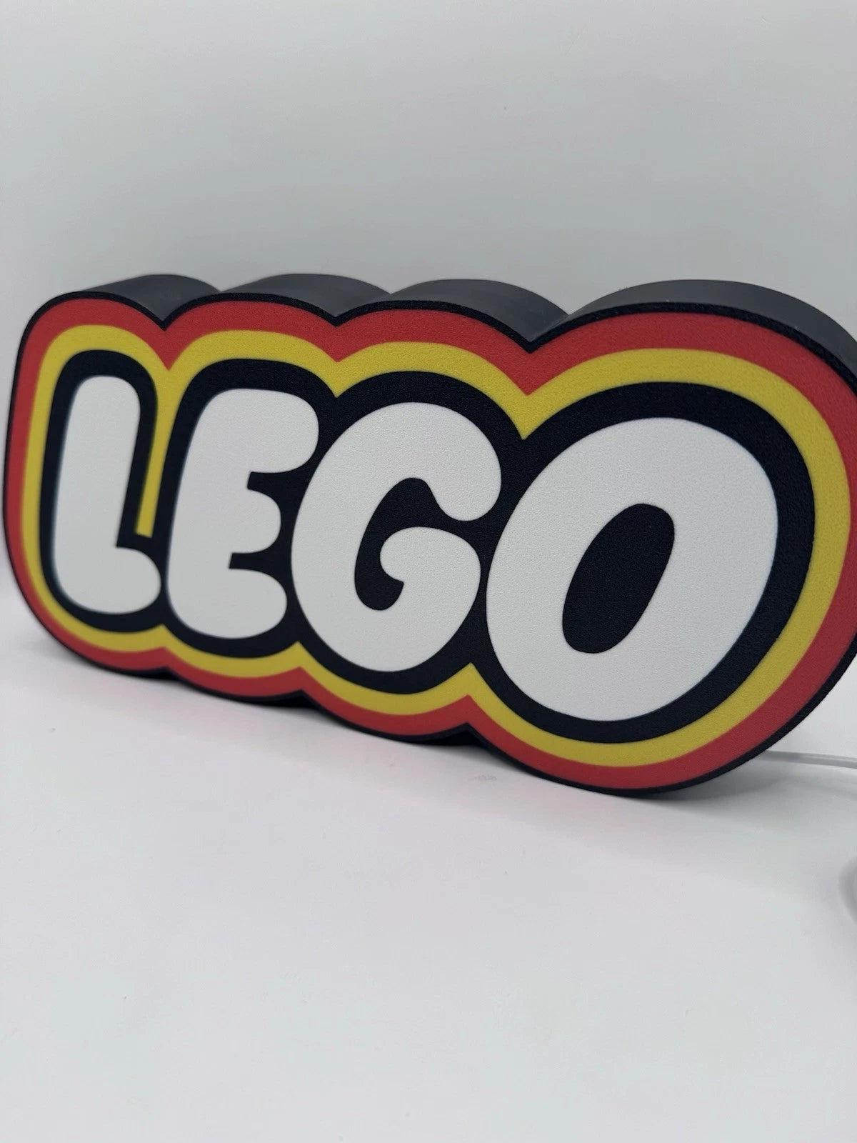 LEGO Lego Bricks - Light Up LED Neon Sign Minifigs Set Sealed Outline