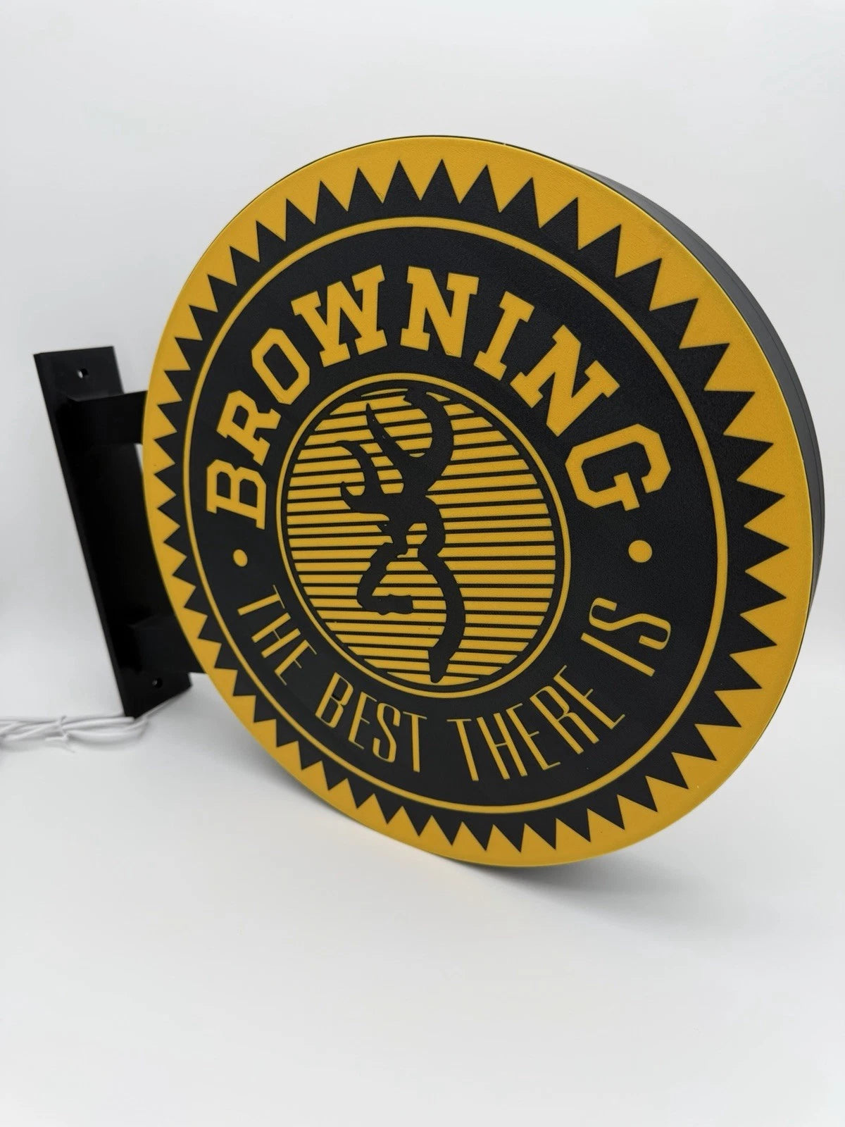 Browning Firearms - 13”  Pub Style Dual Side Light Up LED Sign Pub Bar Mancave