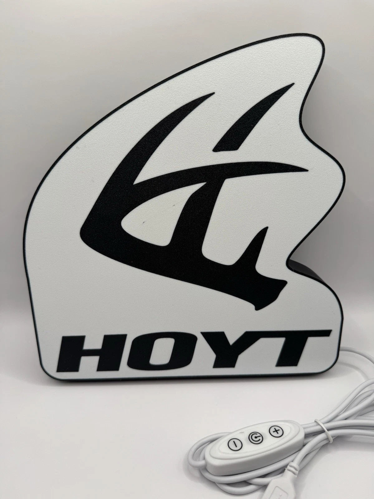 Team Hoyt Archery Bow Hunting Trophy Buck Light Up LED Neon Sign Man Cave