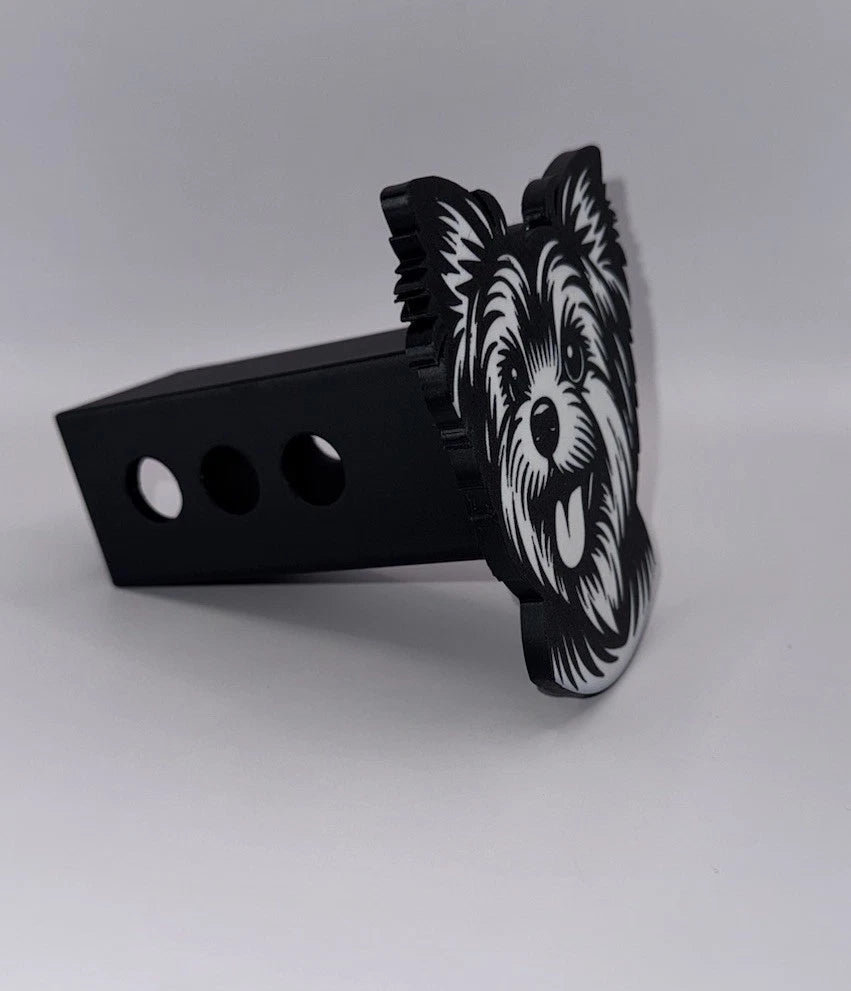 Yorki Yorkshire Terrier - Hitch Receiver Cover – Fits 2” Truck Hitch