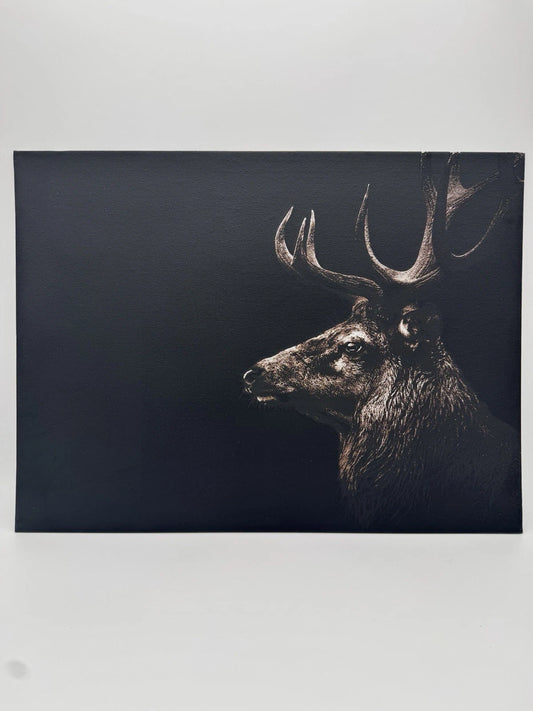 Red Stag - Oil On Canvas 16x12 Original Art