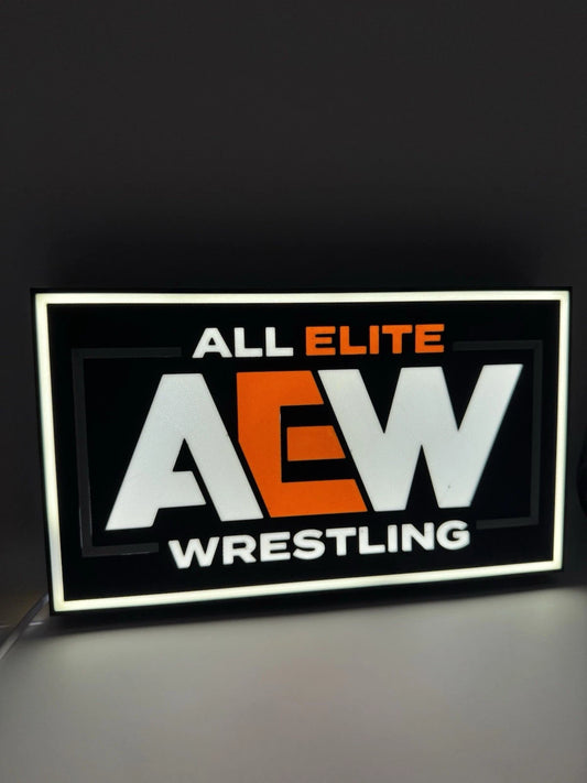 AEW All Elite Wrestling - Light Up LED Sign