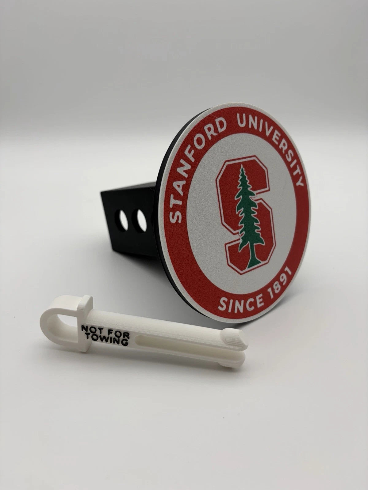 Stanford University- Tow Hitch Receiver Cover – Fits 2” Towing Football Truck