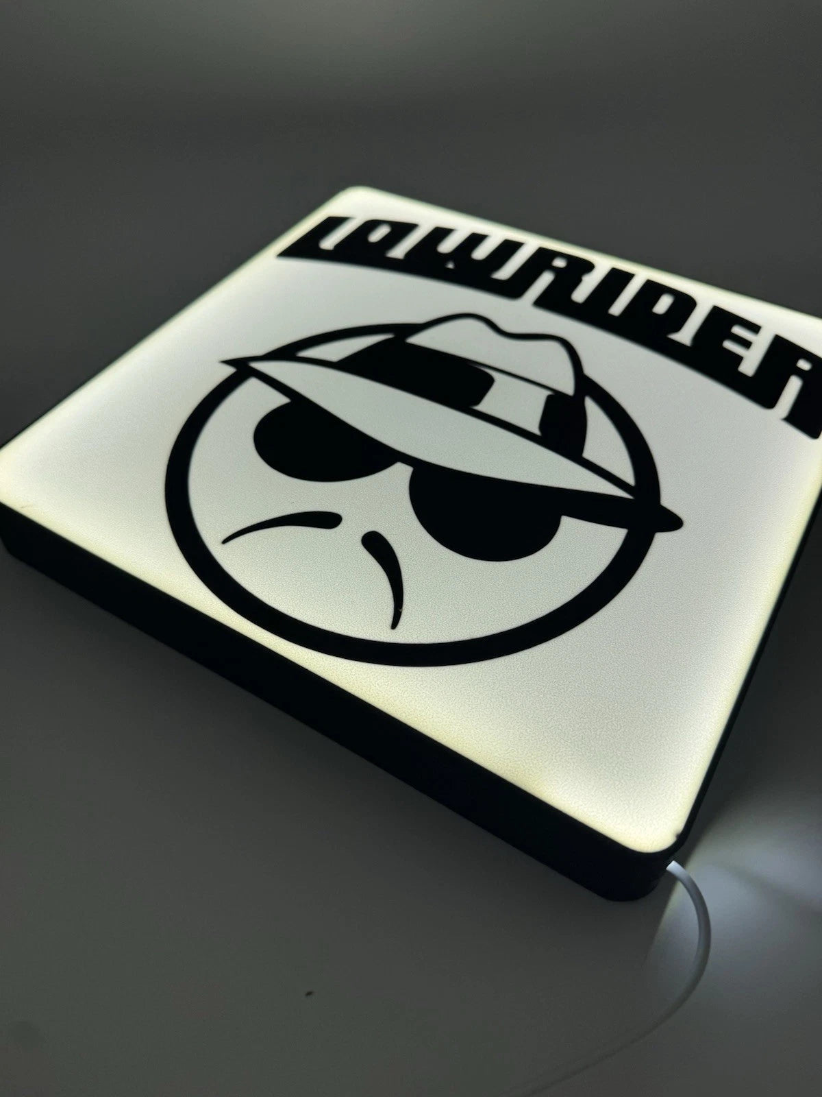Lowrider -  Light Up LED Sign With USB Plug Street Chevy Impala West Coast Show
