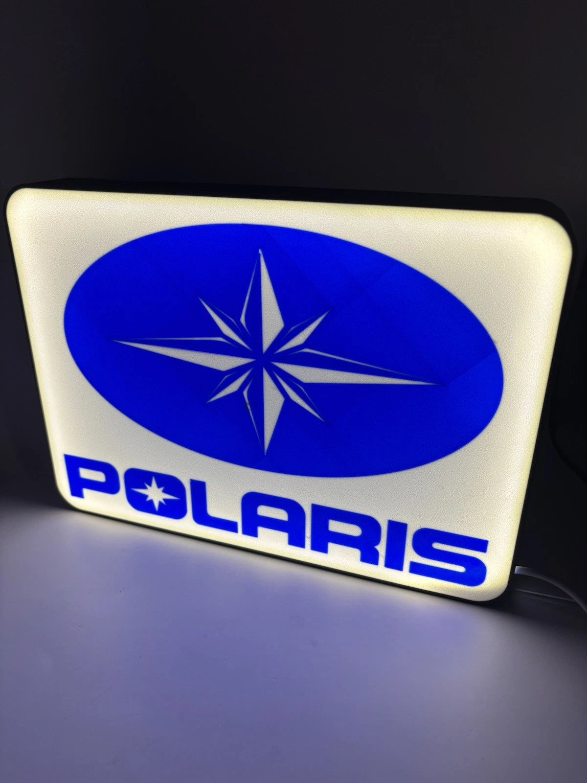 Polaris - Light Up LED Sign 13” with USB Plug - ATV UTV Snowmobile RZR Ranger