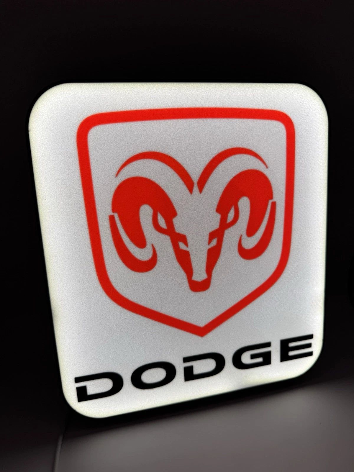 Dodge Ram Light Up LED Neon Sign Garage Mancave Shop Dad Gift
