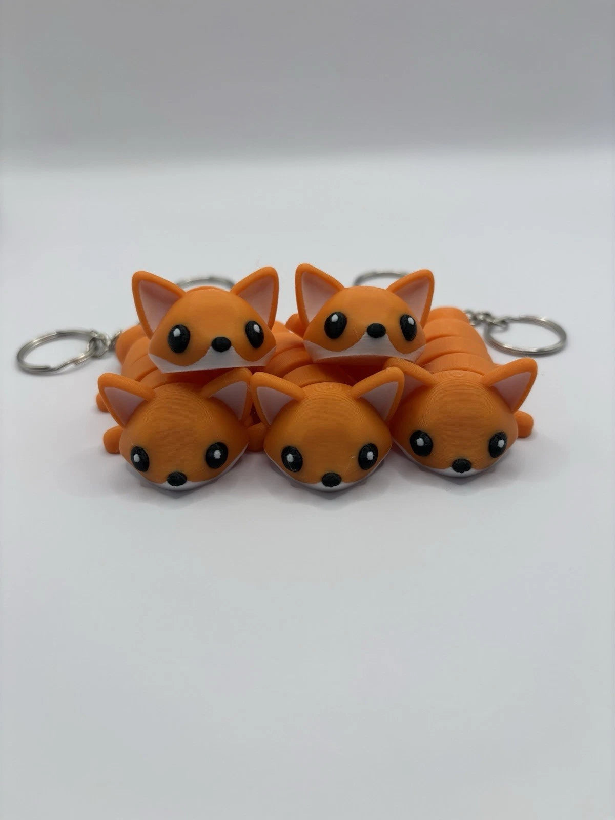 Orange Fox Fidget Keychain