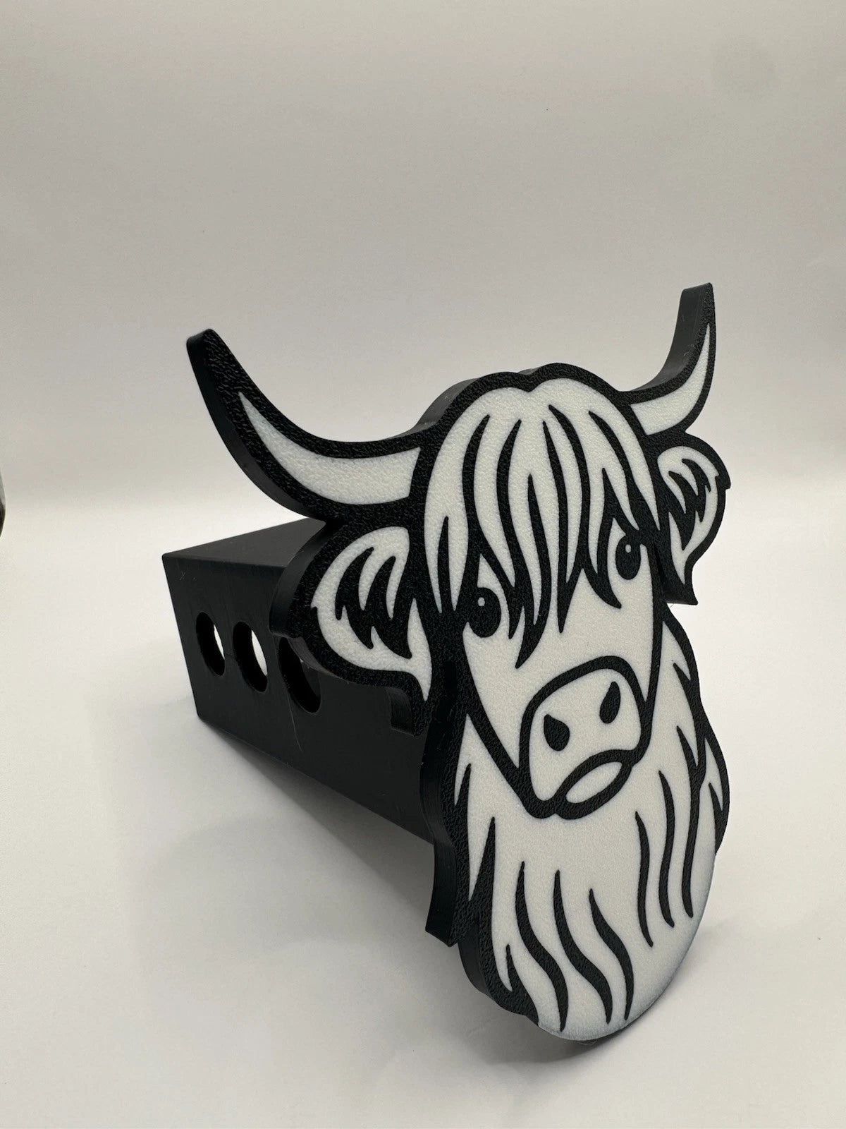 Cute Highland Cow -  Hitch Receiver Cover – Fits 2” – Multiple Designs Available