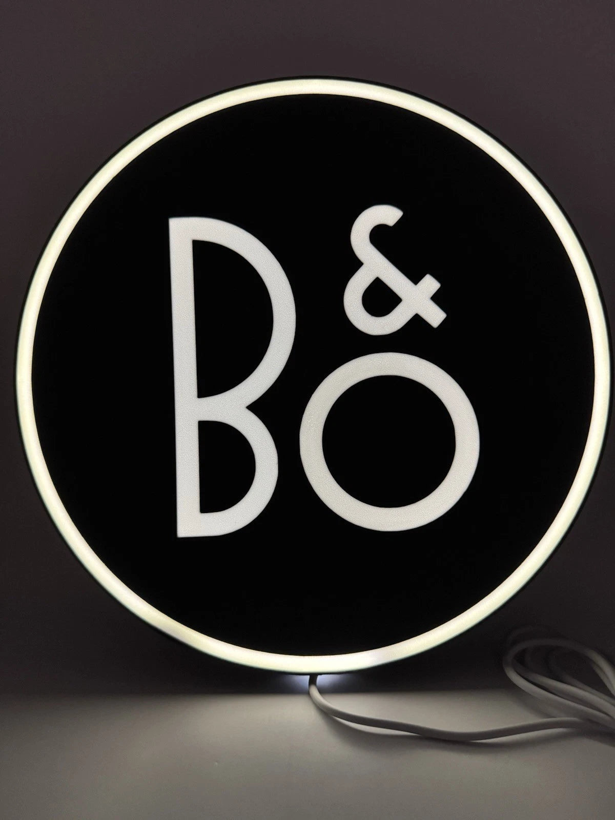 Bang And Olufsen B&O Stereo Vintage Audio Light Up LED Neon Sign
