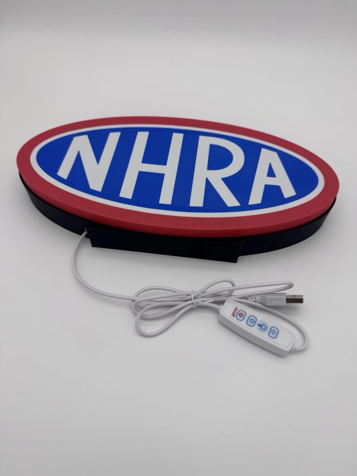 NHRA Drag Racing - Light Up LED Neon Sign Hot Rod Dragster Street Top Fuel Funny