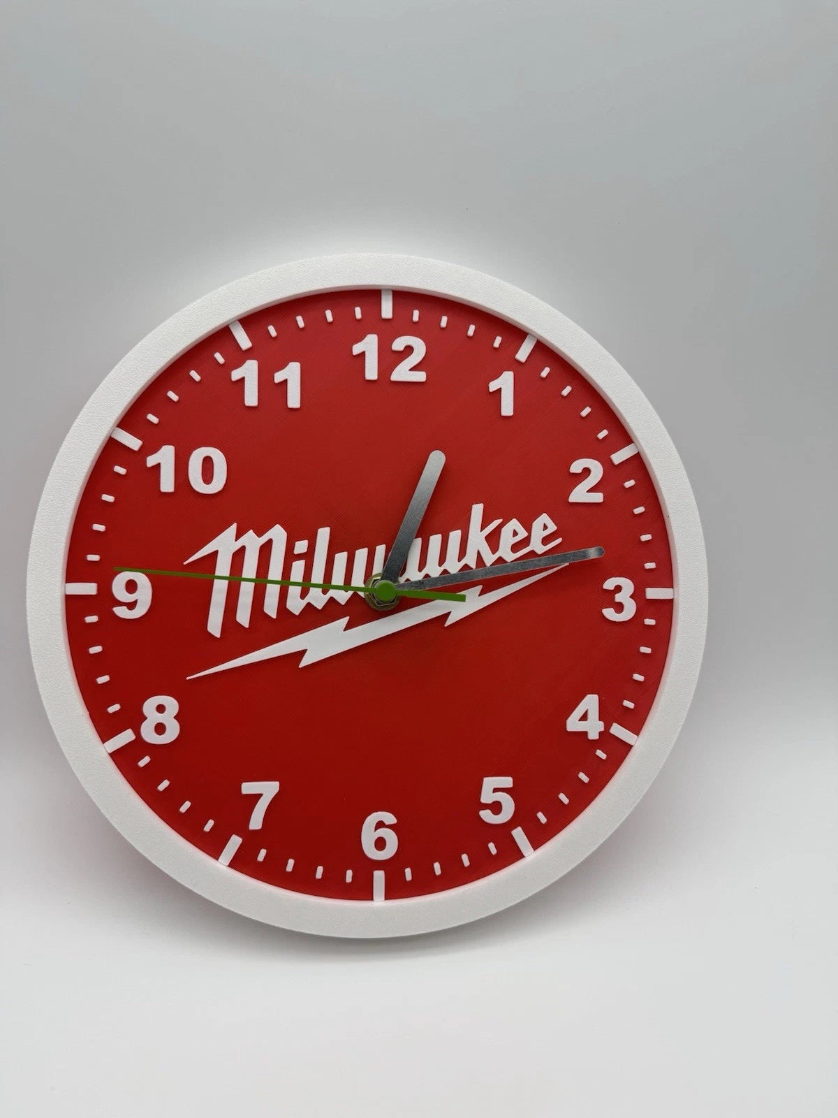 Milwaukee Tools - 10” Wall Clock Smooth Sweep Garage Shop Mancave