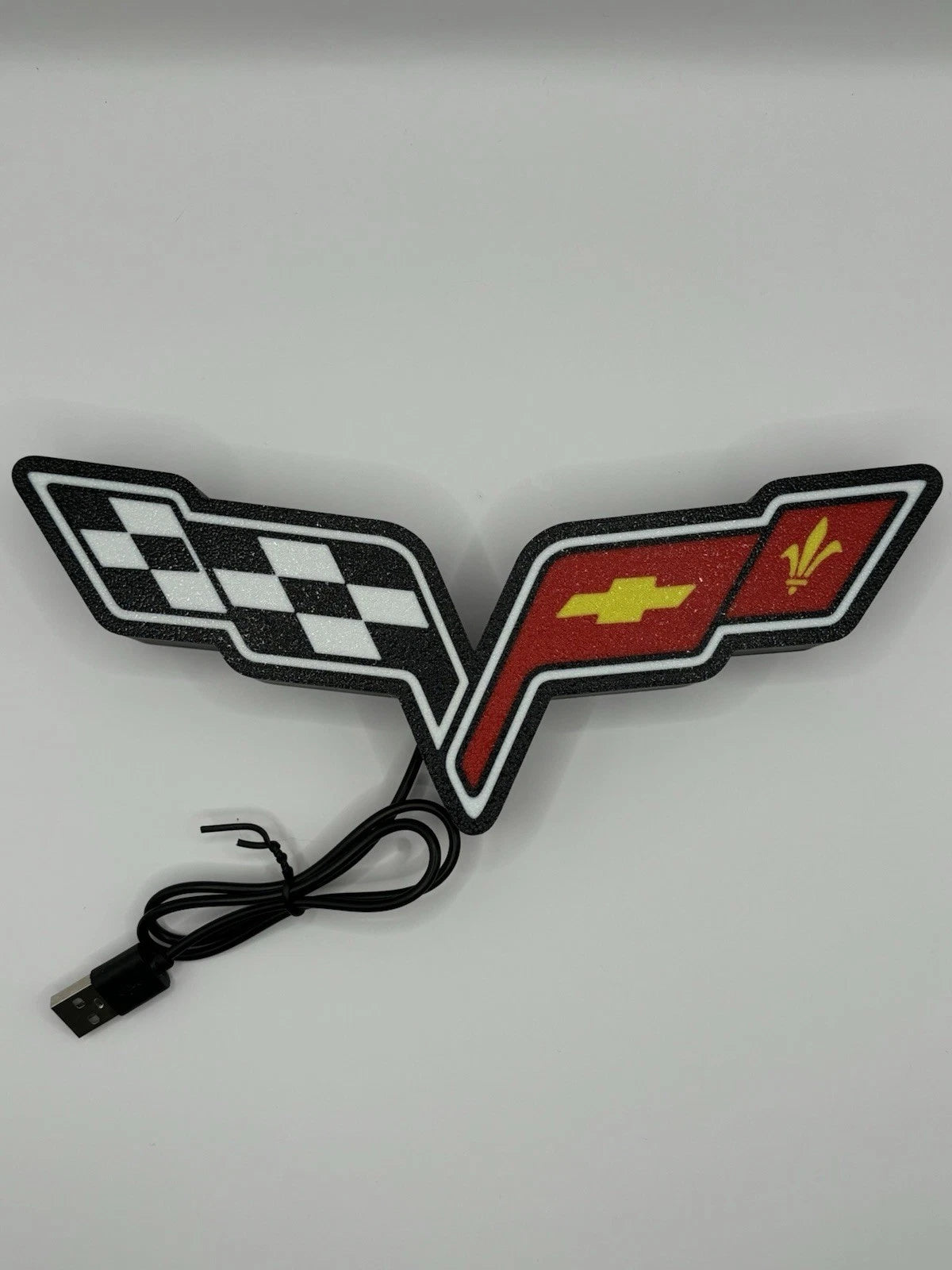 Corvette Chevrolet Chevy 10" Light Up LED Sign C7 C6 Z06 LT1