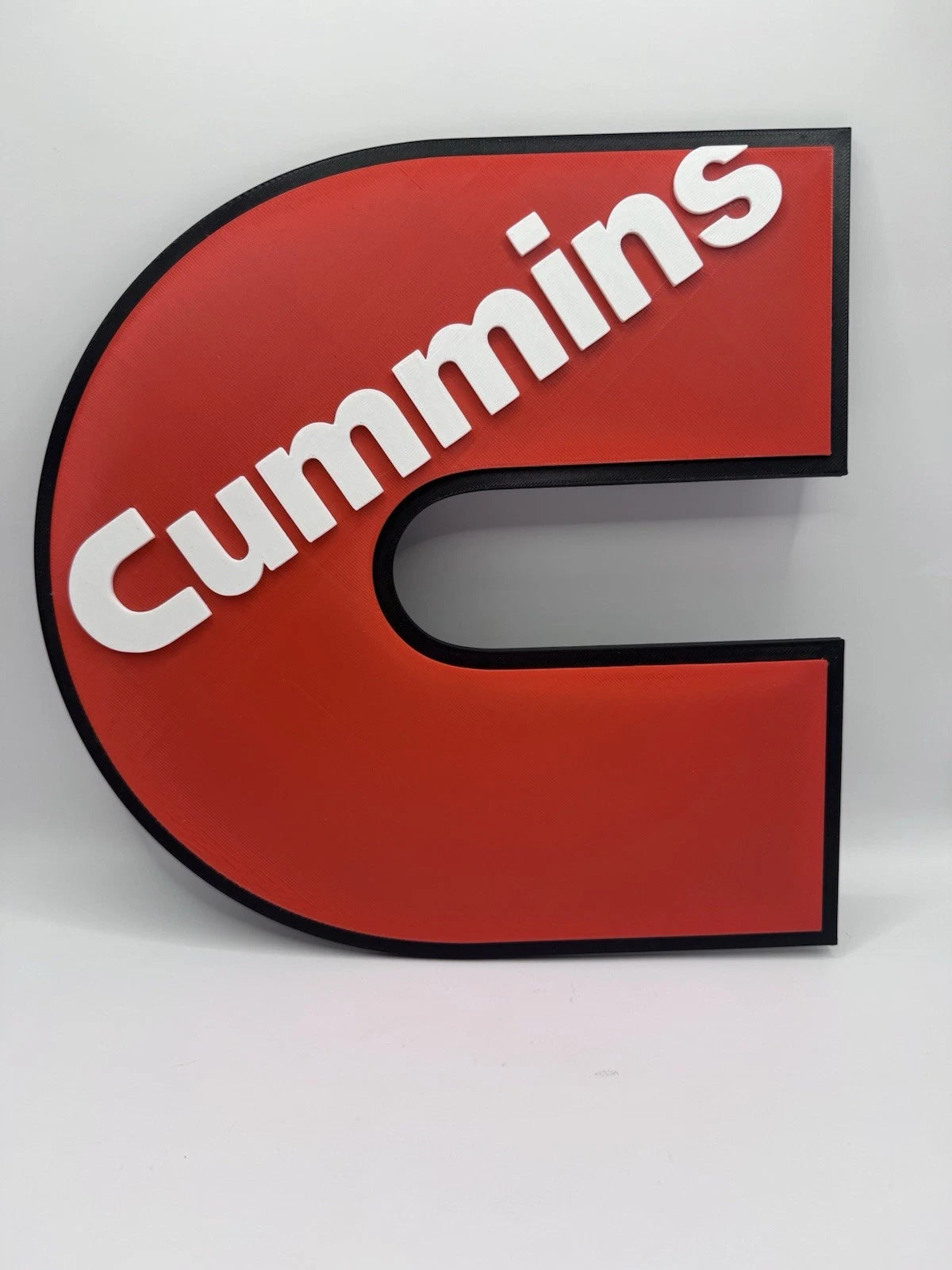 Cummins Diesel Engines 3D Wall Sign Plaque Mancave Garage Shop Decor