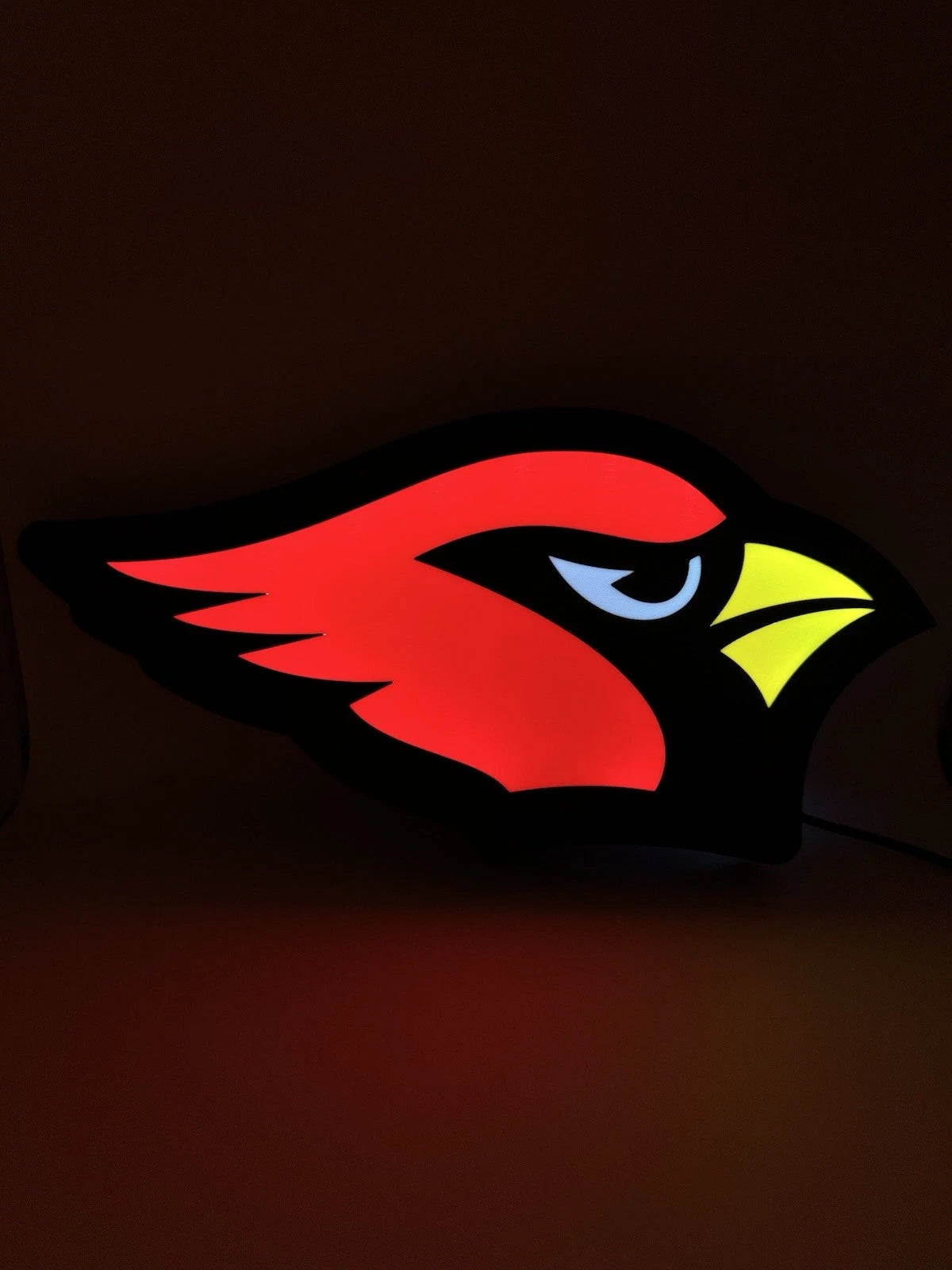 Arizona Cardinals NFL Football - Light Up LED Neon Wall Sign