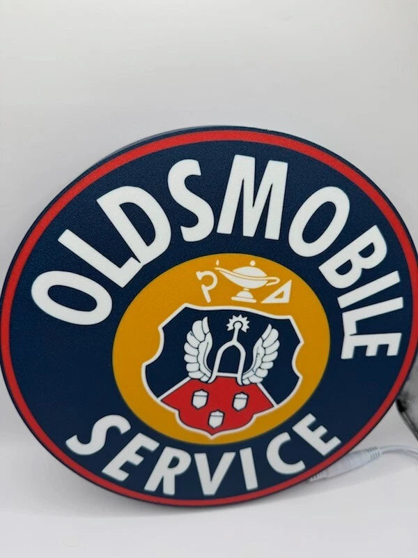 Oldsmobile Service - Light up LED Sign