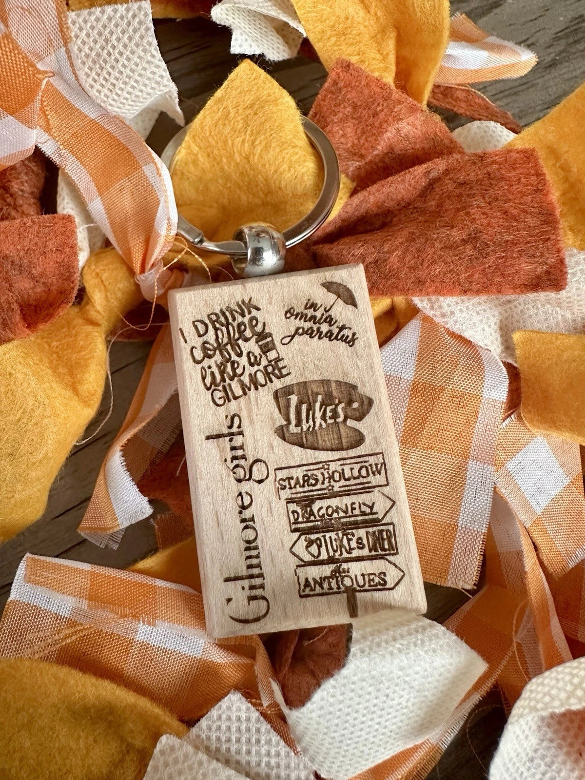Gilmore Girl's Collage Keychain