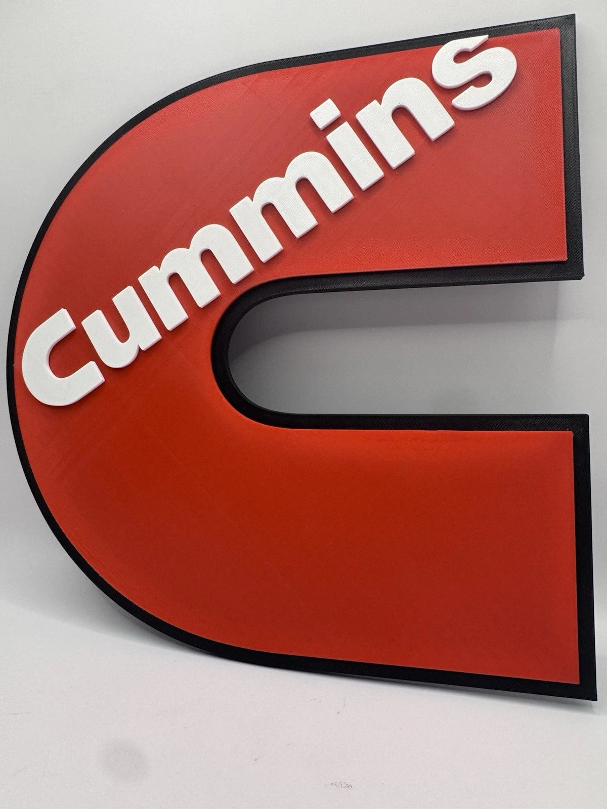 Cummins Diesel Engines 3D Wall Sign Plaque Mancave Garage Shop Decor