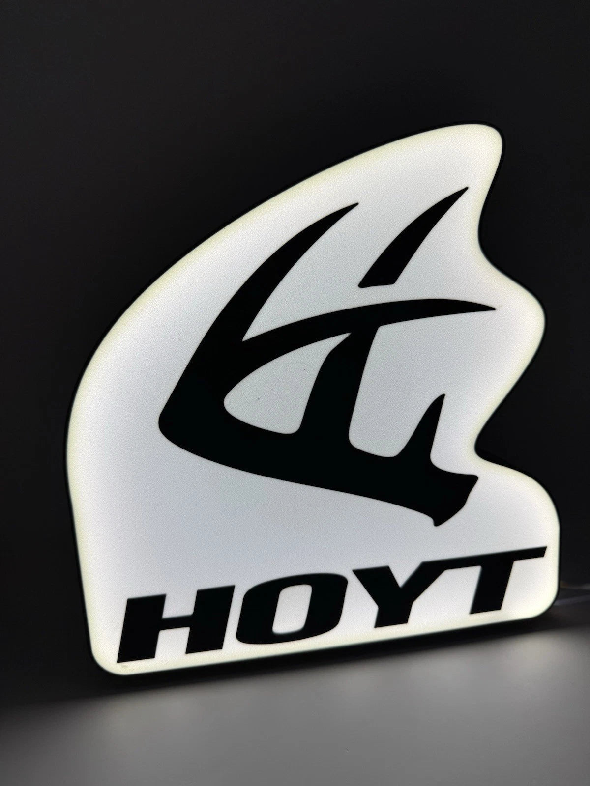Team Hoyt Archery Bow Hunting Trophy Buck Light Up LED Neon Sign Man Cave