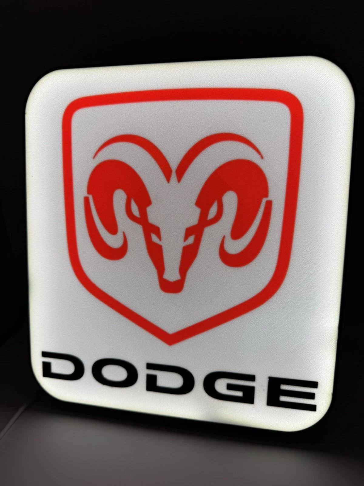 Dodge Ram Light Up LED Neon Sign Garage Mancave Shop Dad Gift
