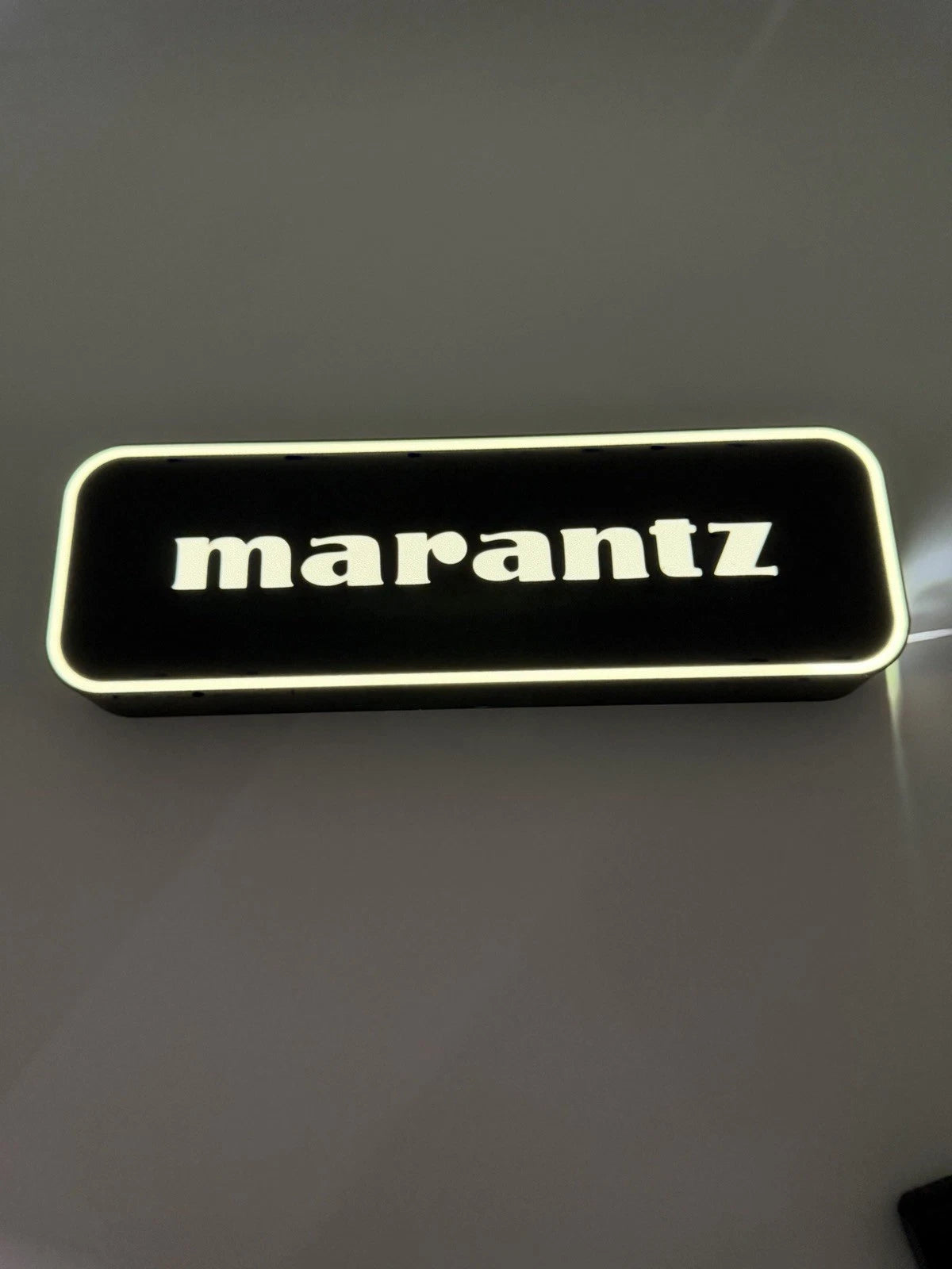 Marantz Audio Stereo  -  Light Up LED Sign With USB Plug - Black - Amp Receiver
