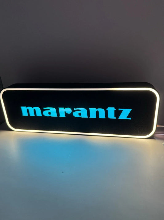 Marantz Light Up LED Sign - Vintage Audio Stereo Equipment -  USB Powered