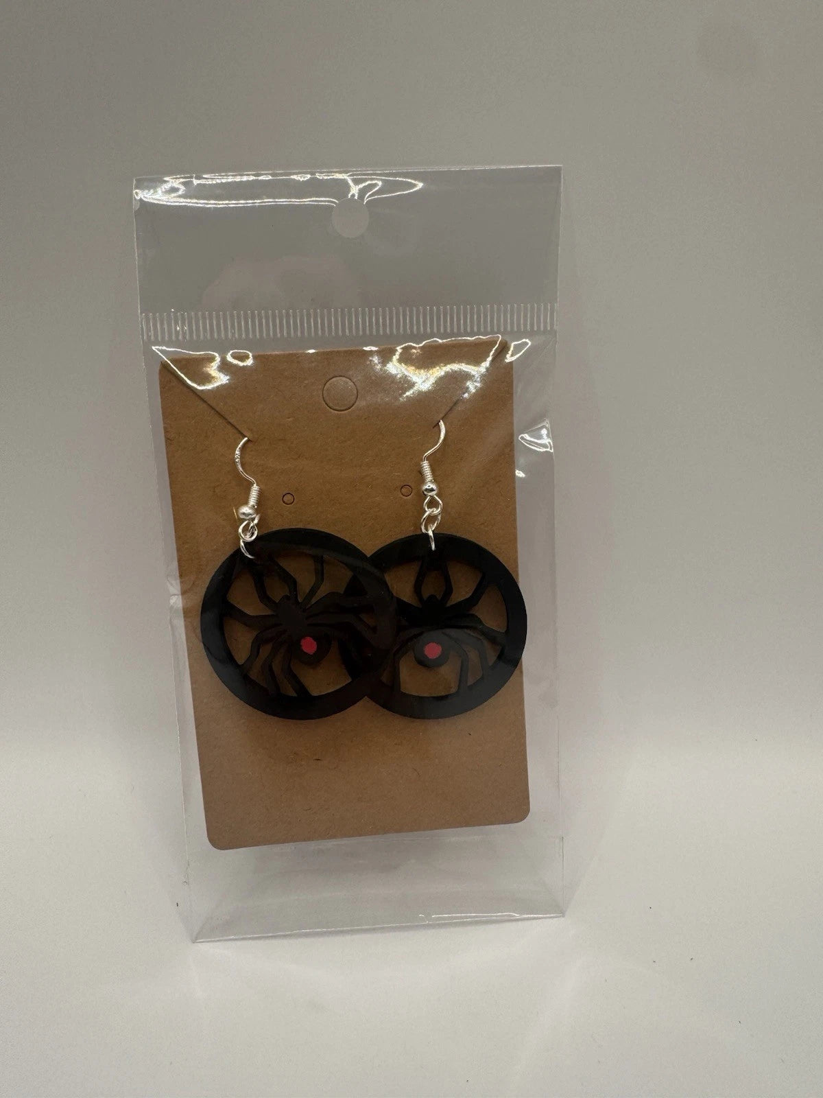 Black Widow Spider Halloween Earring Ear Ring