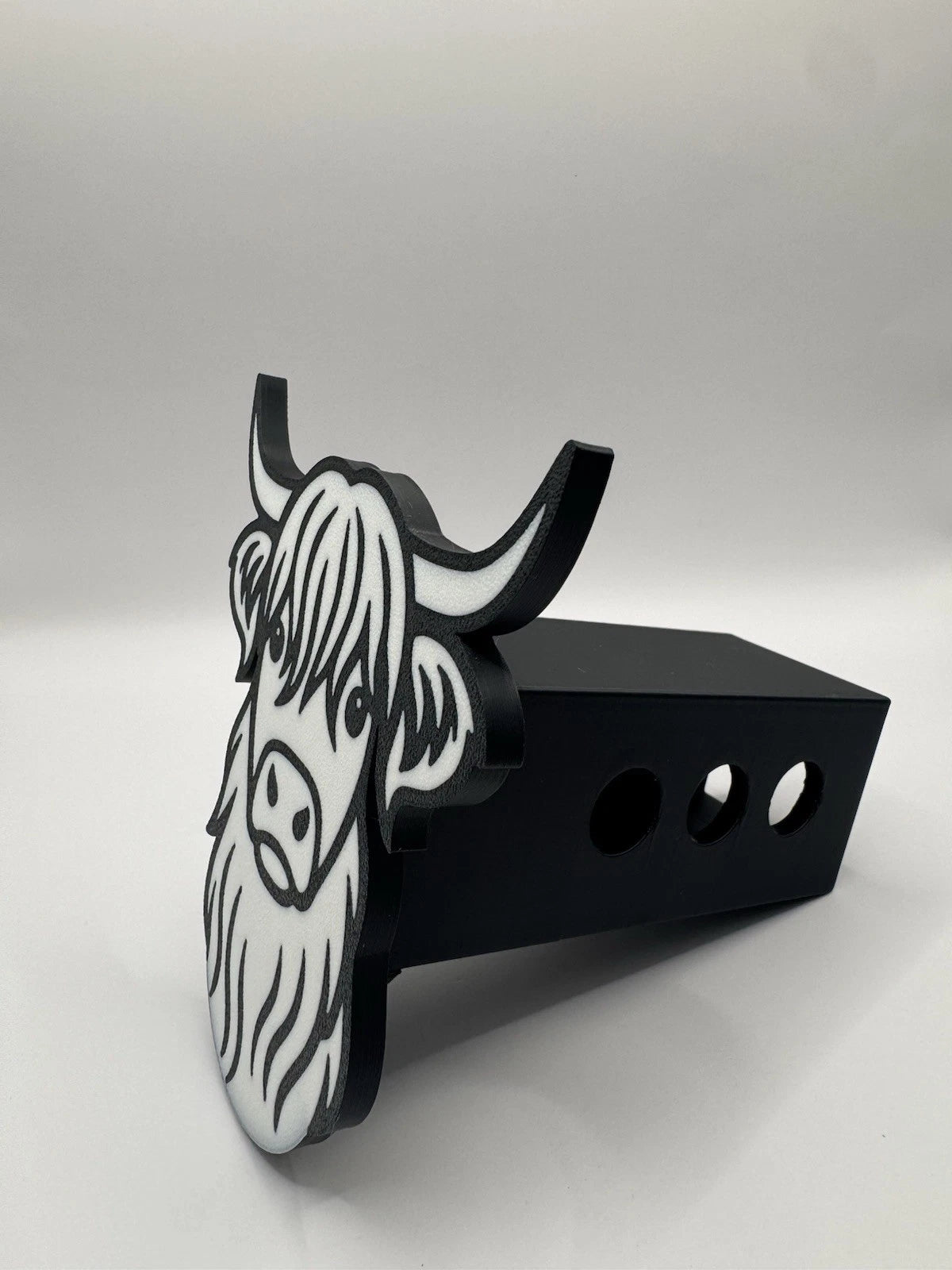 Cute Highland Cow -  Hitch Receiver Cover – Fits 2” – Multiple Designs Available