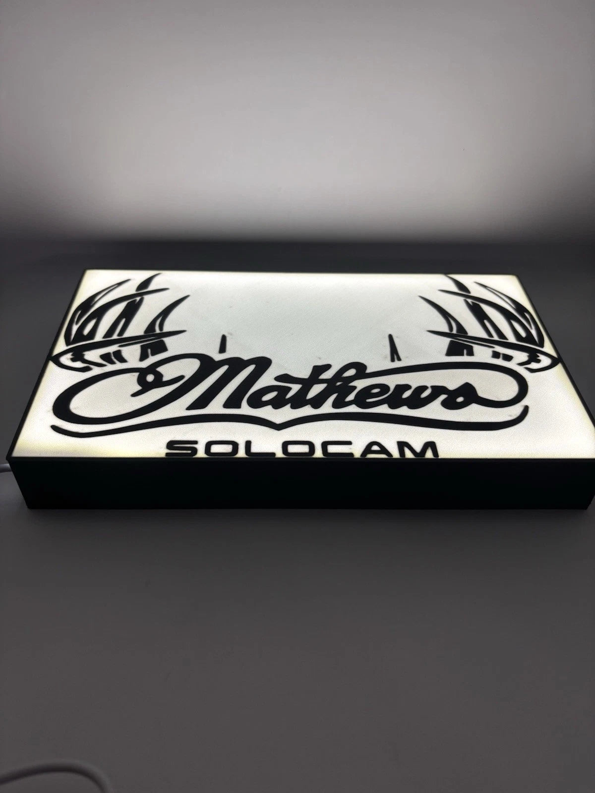 Mathews Solocam Trophy Buck -  Light Up LED Sign With USB Plug