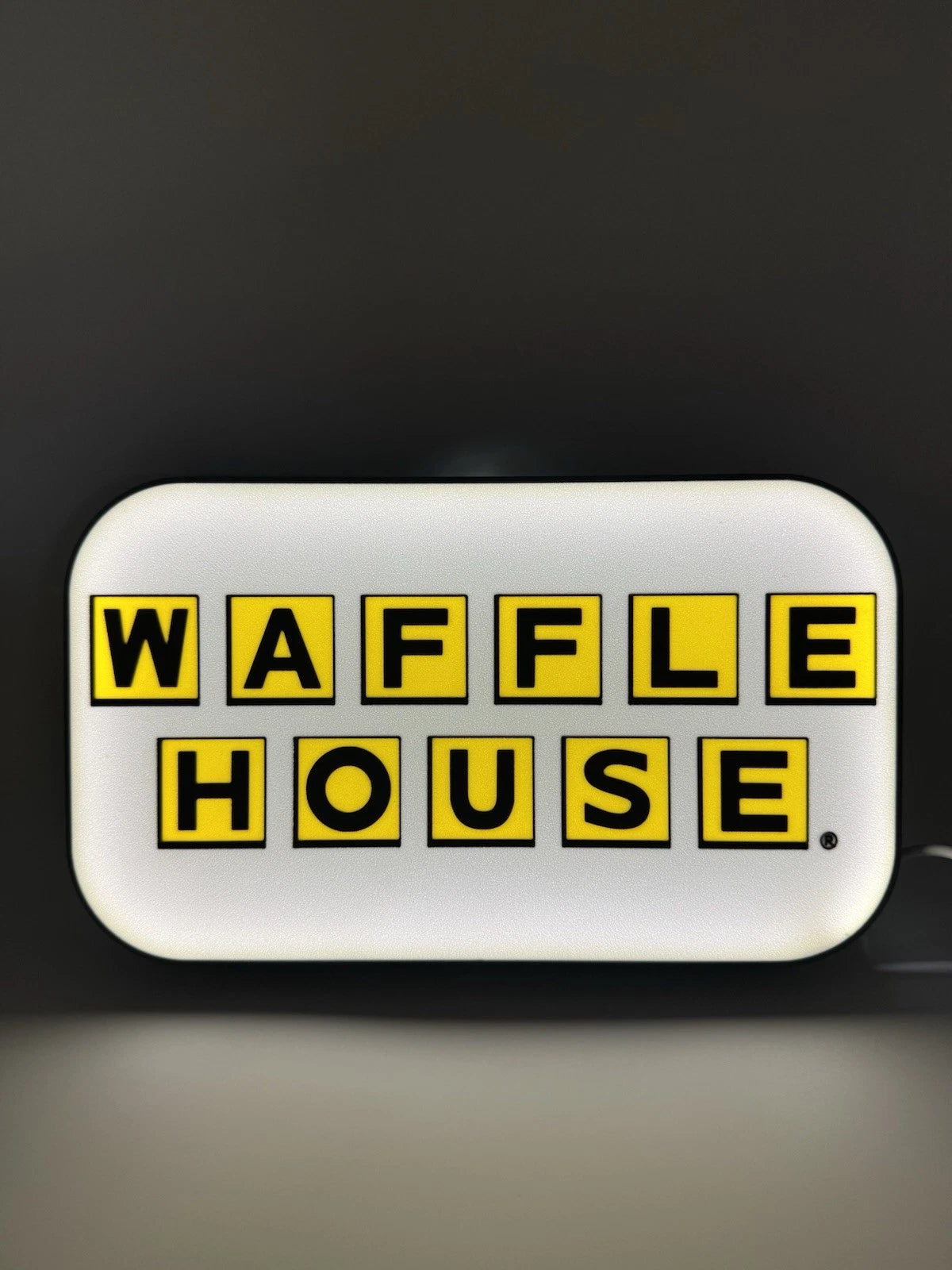 Waffle House -  Light Up LED Sign With USB Plug