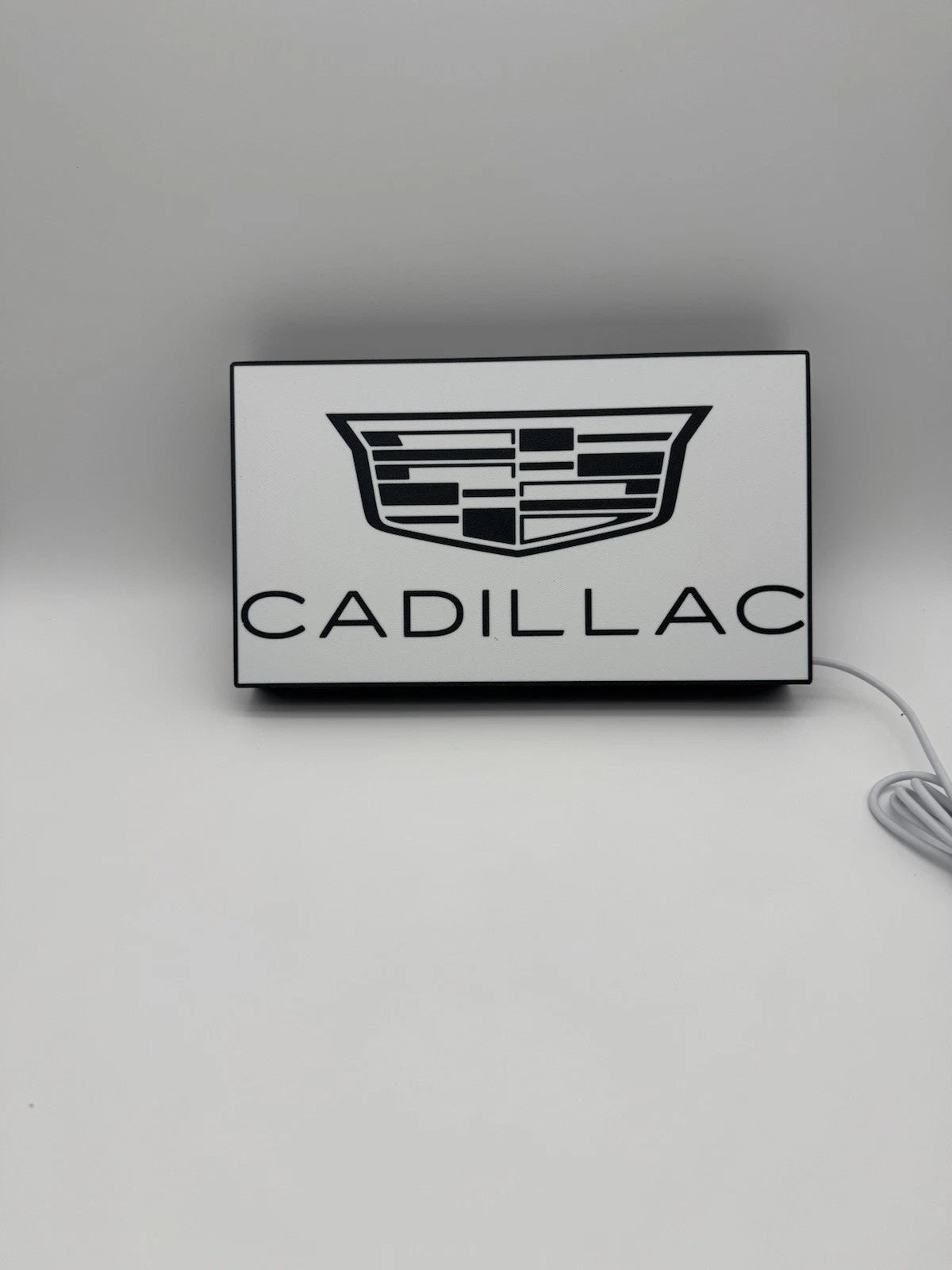 Cadillac Automotive -  10” Light Up LED Sign With USB Plug Deville CTS Escalade