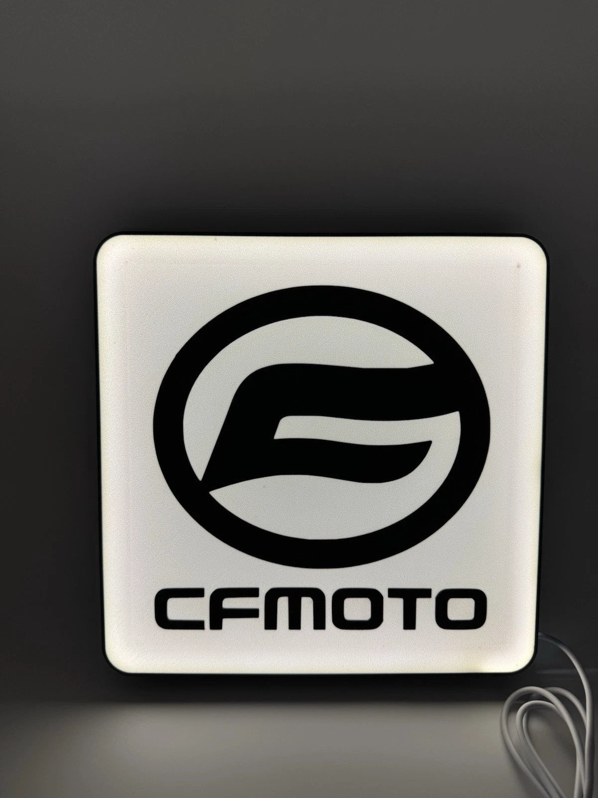 CF Moto Powersports - Light Up LED Neon Sign 10” USB ATV SXS Motorcycle Outdoor