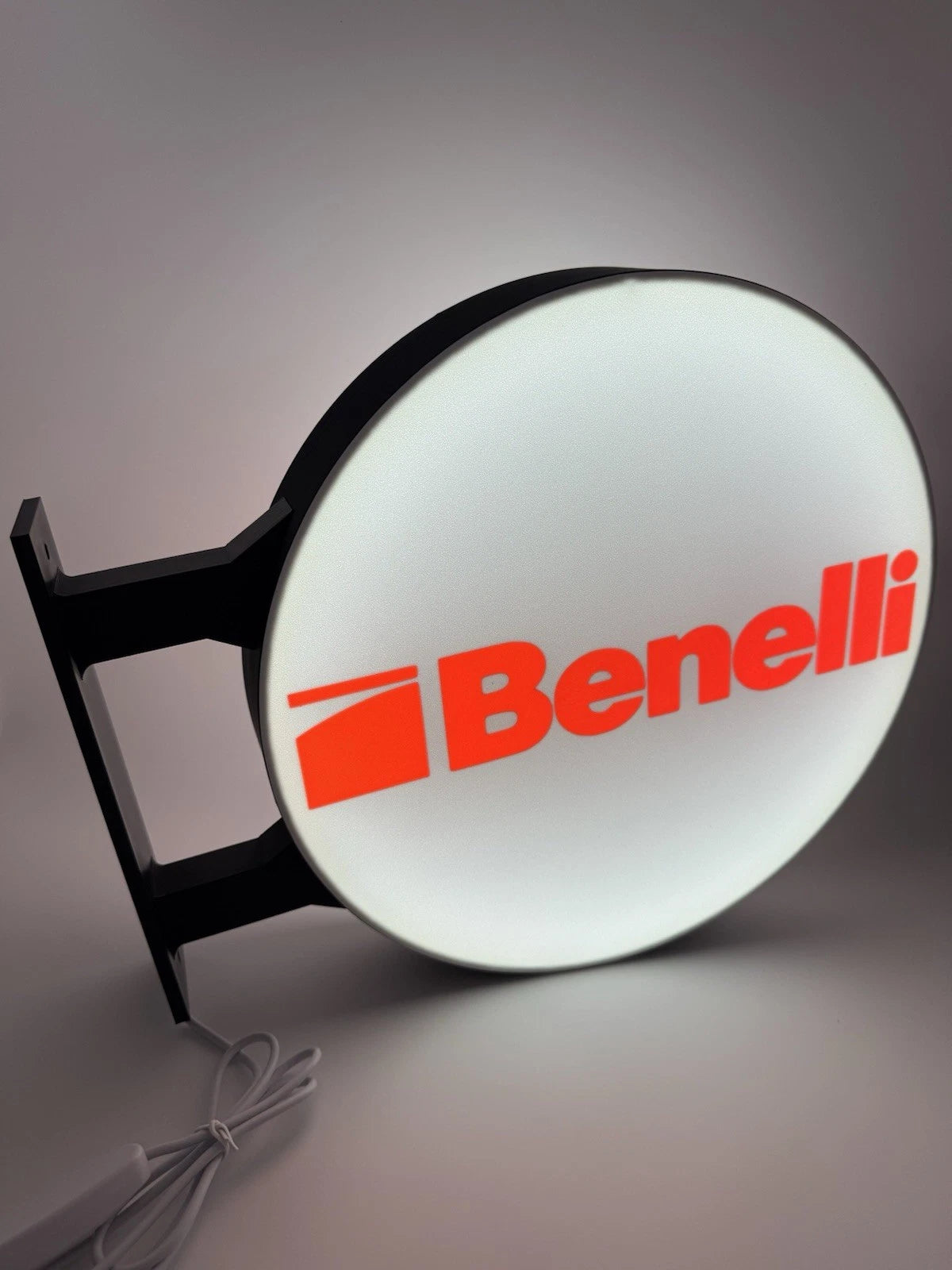 Benelli Firearms 13”  Pub Style Dual Side Light Up LED Sign Pub Bar Mancave