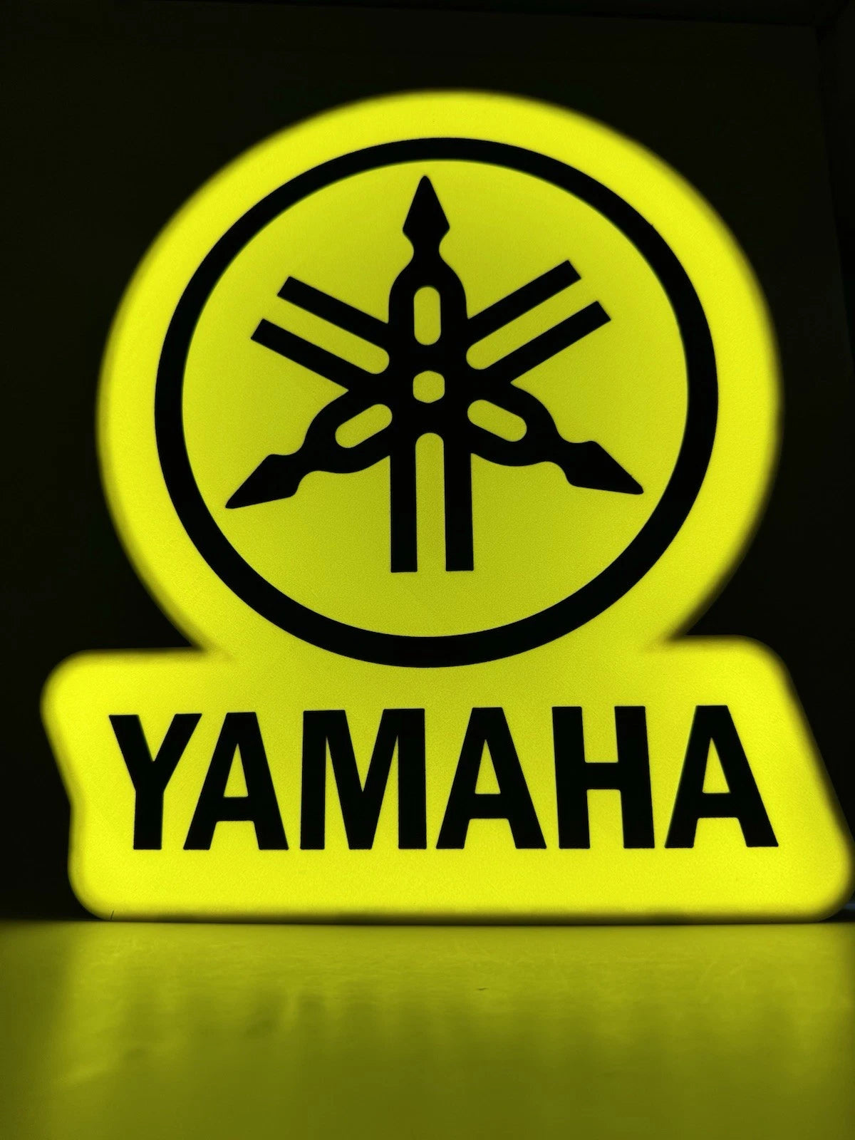 Yamaha Motorsports Yellow  Light Up LED Neon Sign With USB ATV  UTV R6 R1 YFZ