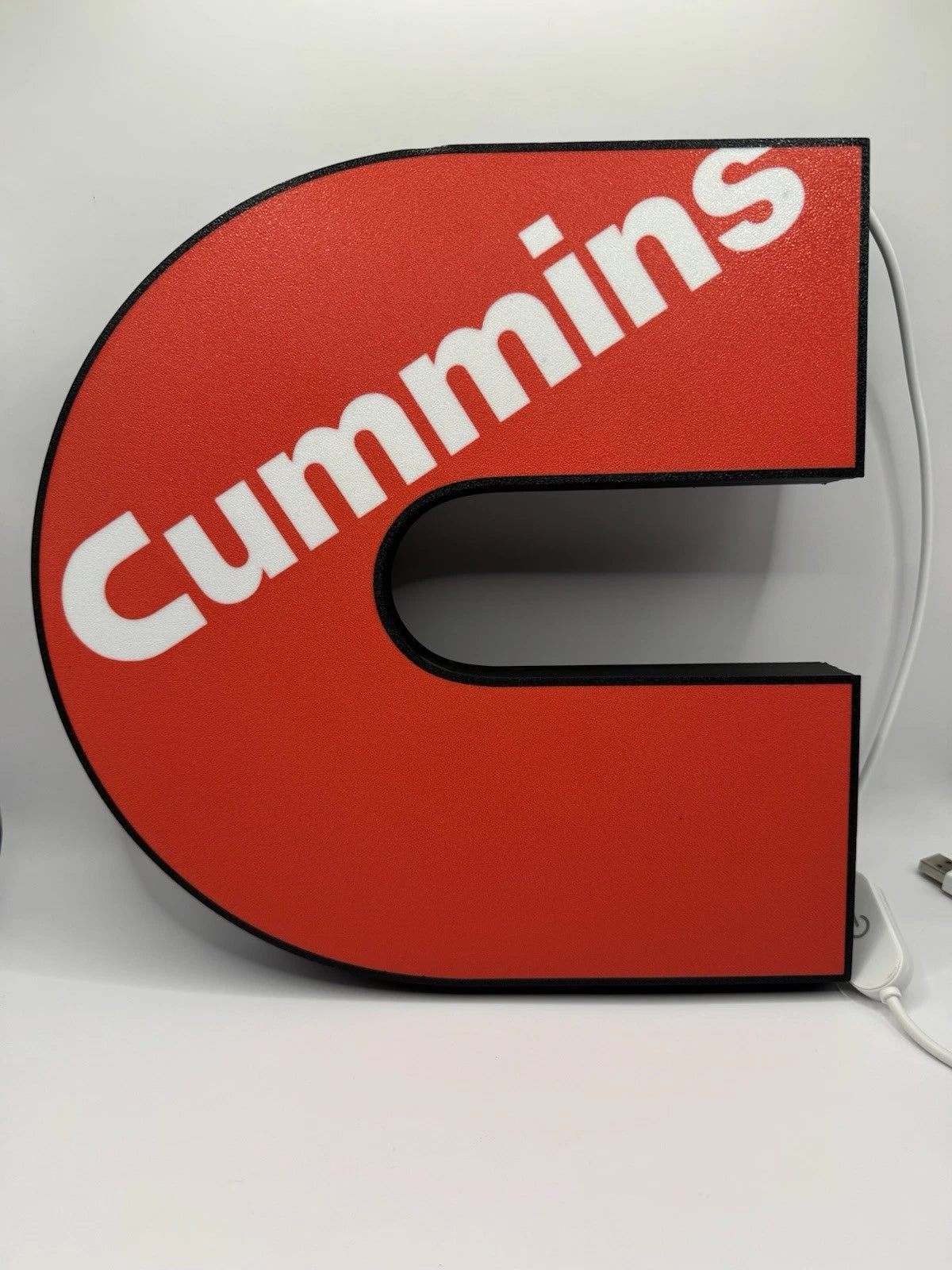 Red Cummins - Light Up LED Sign
