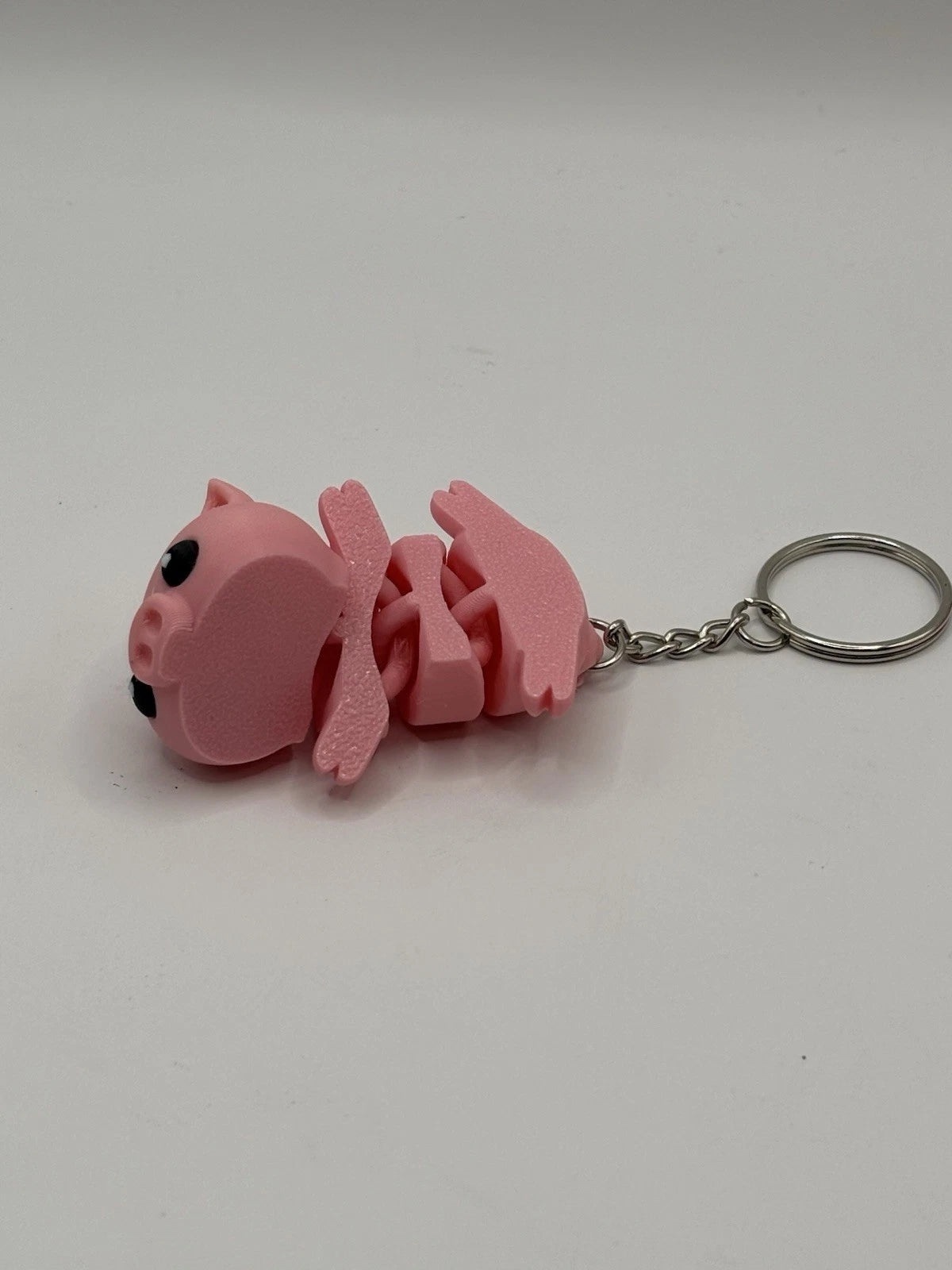 Pink Pig Fidget Keychain