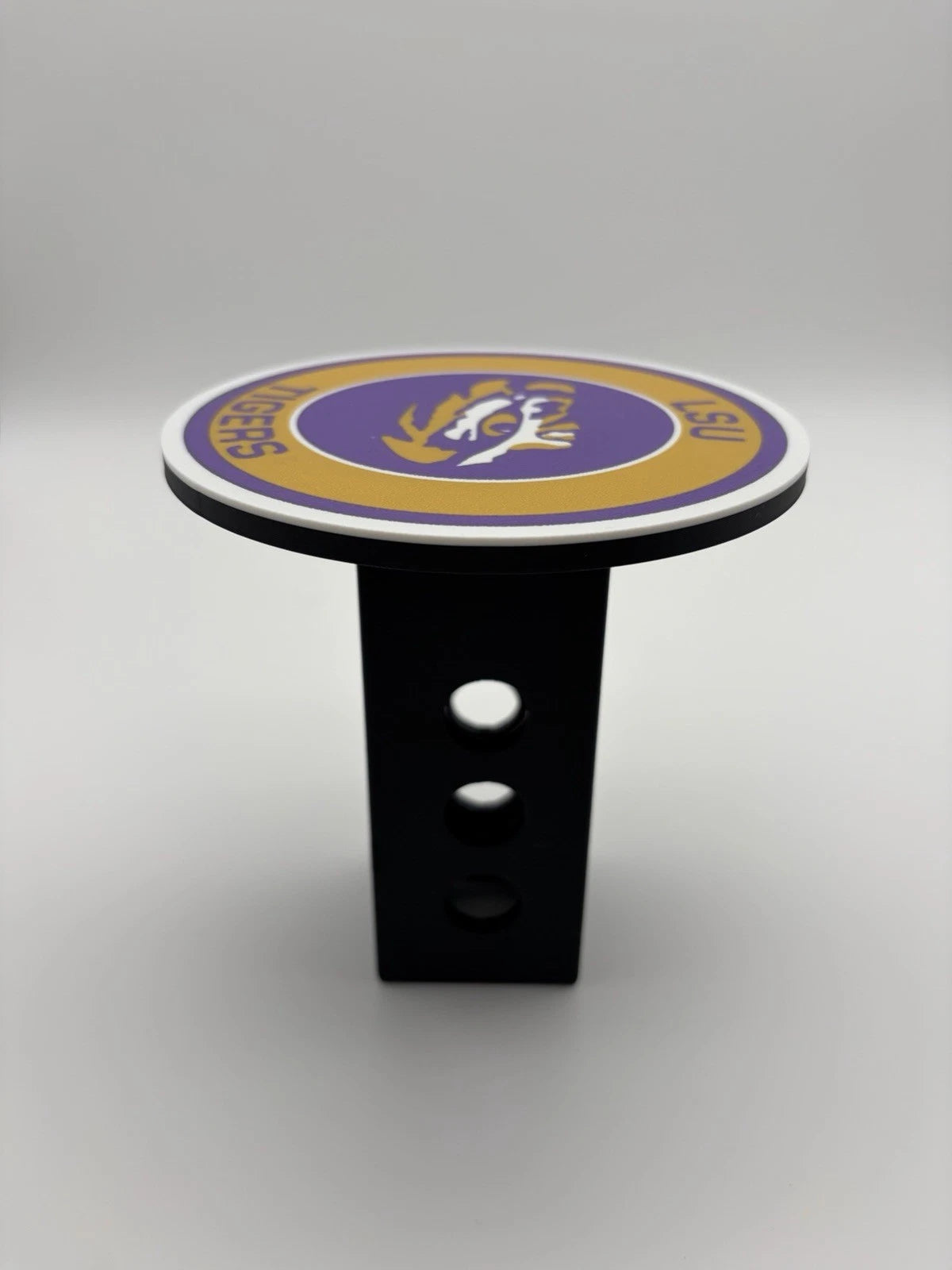 LSU Tigers - Tow Hitch Receiver Cover – Fits 2” Towing Louisiana State Football