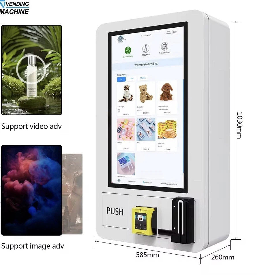 XL Vape Vending Machines  - 32" Touchscreen Smart Vending Machines