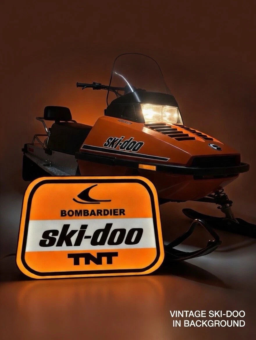 Bombardier Ski Doo TNT Vintage -  Light Up LED Neon Sign MXZ Rev Summit Renegade